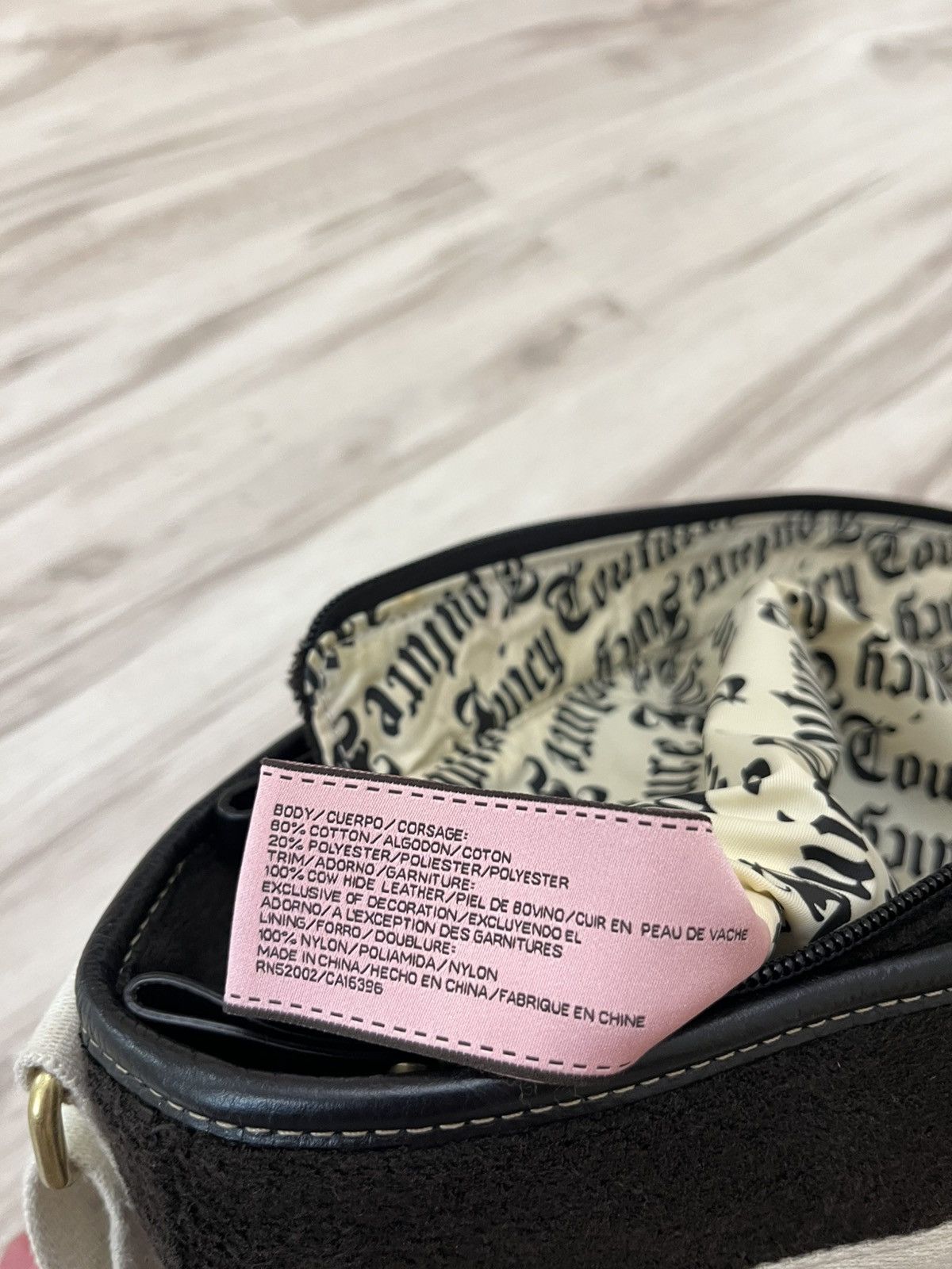 Juicy Couture Vintage Juicy Couture “Couture Baby” Diaper Changing Bag Size ONE SIZE - 10 Thumbnail