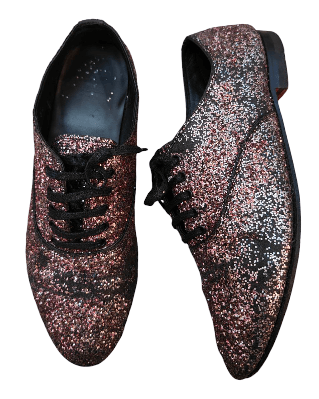 Saint Laurent Paris Saint Lauren Glitter Calf Skin Shoe Size US 4 / IT 34 - 6 Thumbnail