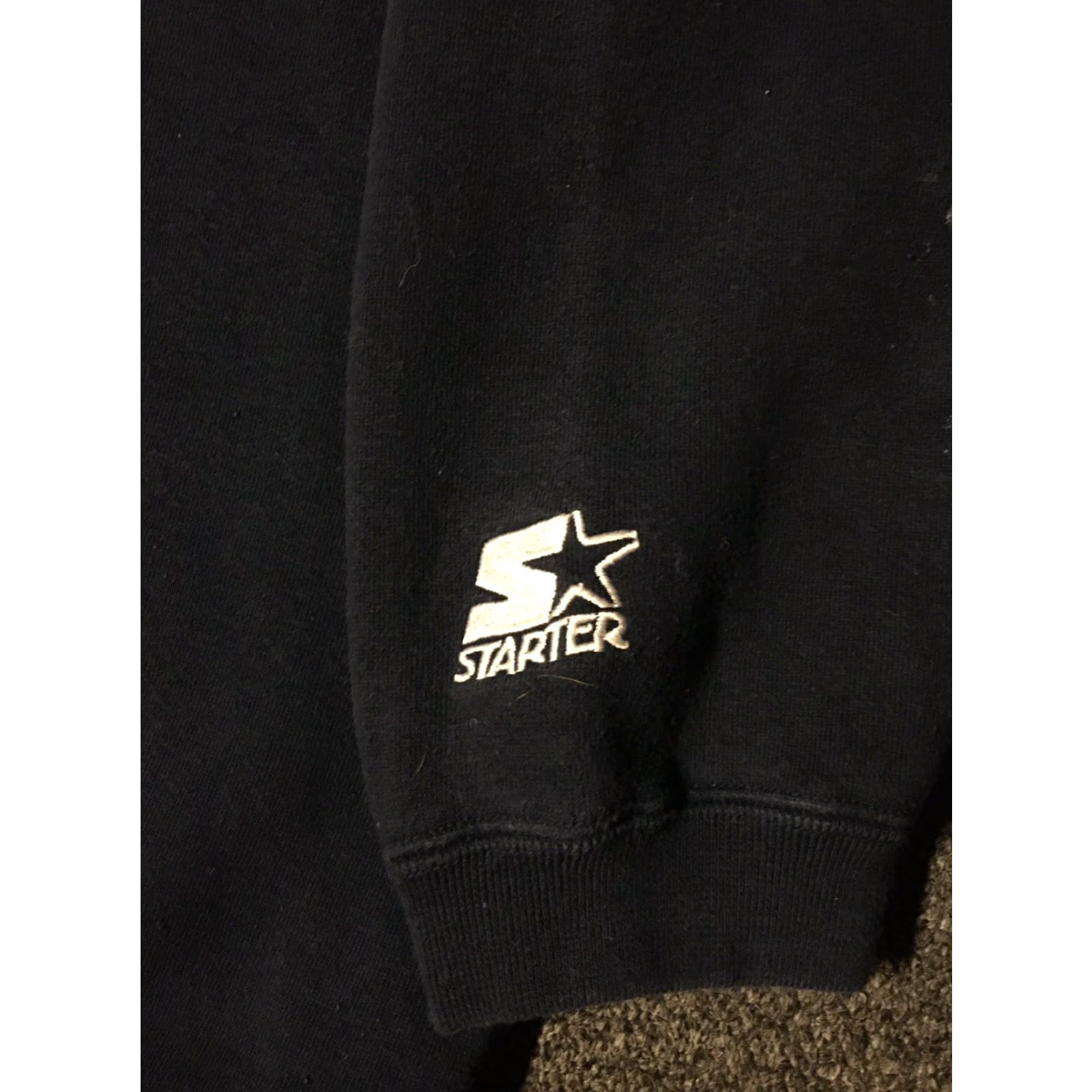 Starter VINTAGE 90s Starter Spellout Sweatshirt XXL Navy Basketball Hip Hop USA Shirt Men 2XL Blue Size US XXL / EU 58 / 5 - 3 Thumbnail