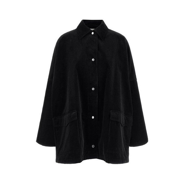 TOTEME Black Velvet Overshirt New & Authentic (Women's size: