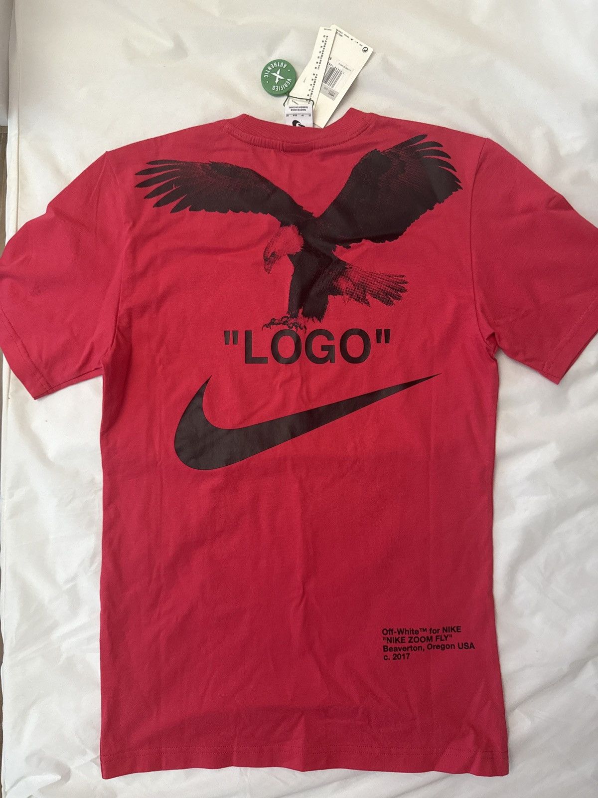 Nike × Off-White Nike x Off-White Pink T-shirt Size US XS / EU 42 / 0 - 2 Thumbnail