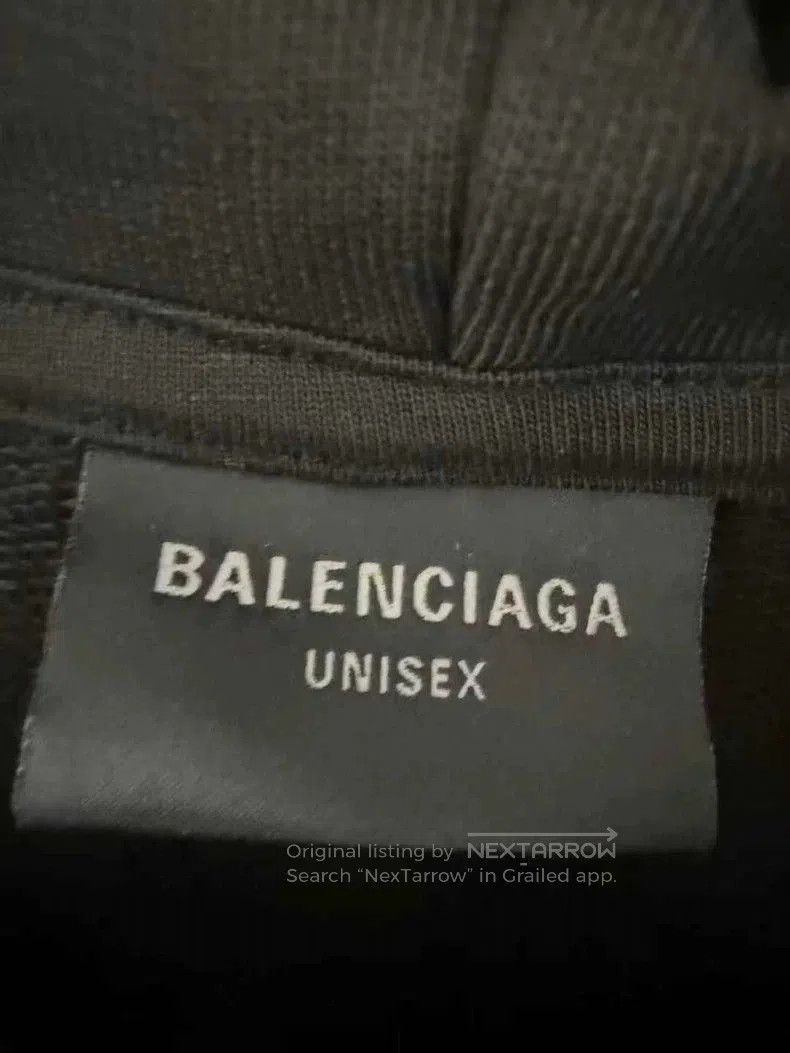 Balenciaga Balenciaga Crystal Logo Black Hoodie. Size US L / EU 52-54 / 3 - 3 Thumbnail