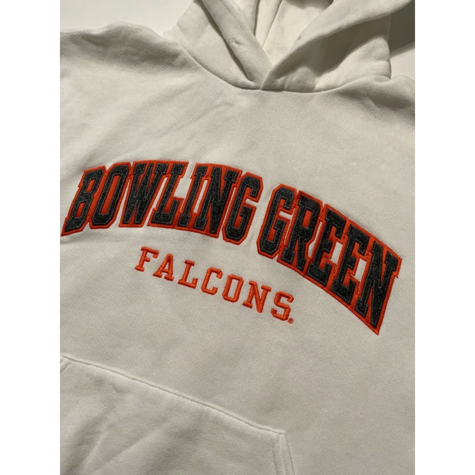 Russell Athletic VINTAGE Russell Athletic Bowling Green Falcons University White Pullover Hoodie Size US S / EU 44-46 / 1 - 6 Thumbnail