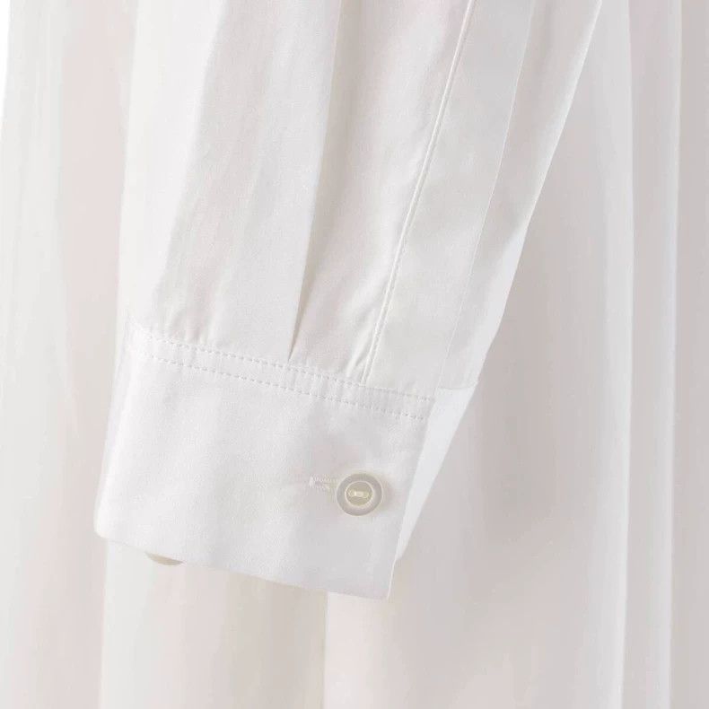 Jil Sander Jil Sander White ruffled blouse with lotus leaf design Size XXS / US 00 / IT 34 - 7 Thumbnail