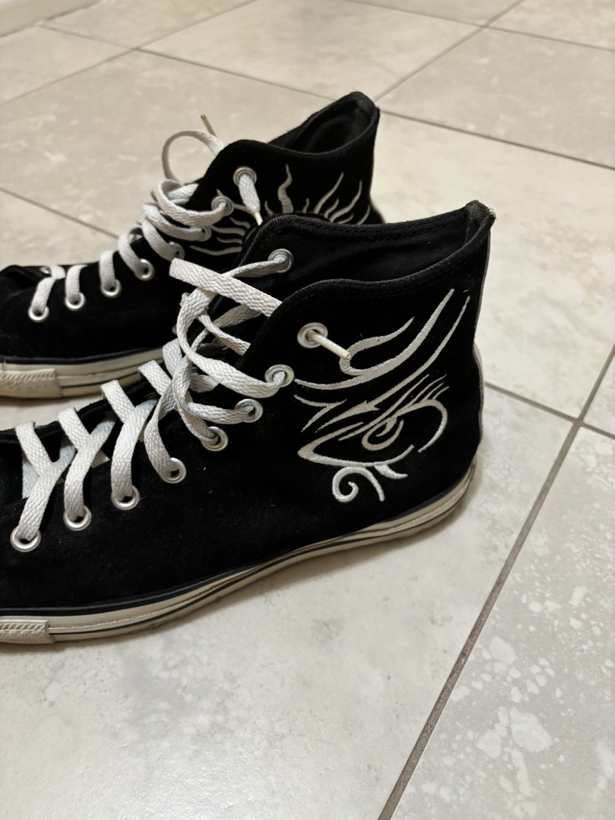 Converse Rare Vintage 90s Dennis Rodman Converse All Star Suede shoes Size US 9 / EU 42 - 5 Thumbnail