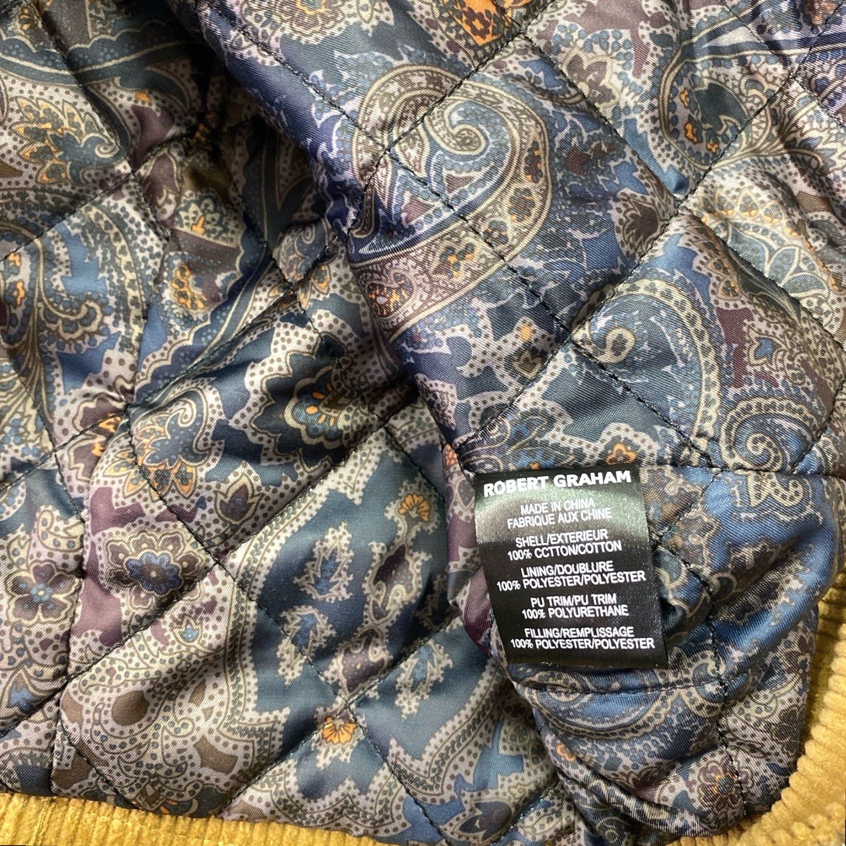Robert Graham Robert Graham Men’s Medium Corduroy Sherpa Jacket Heritage Workwear Luxe NEW NWT Size US M / EU 48-50 / 2 - 6 Thumbnail