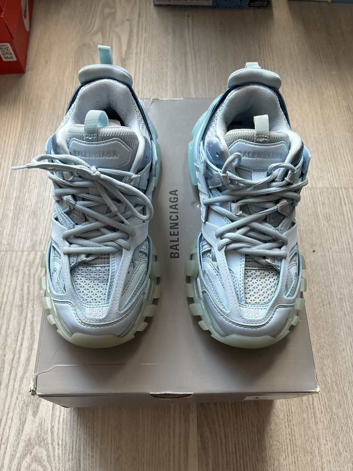 Balenciaga Balenciaga Wmns Track Light Blue Size US 5 / EU 37 - 3 Thumbnail