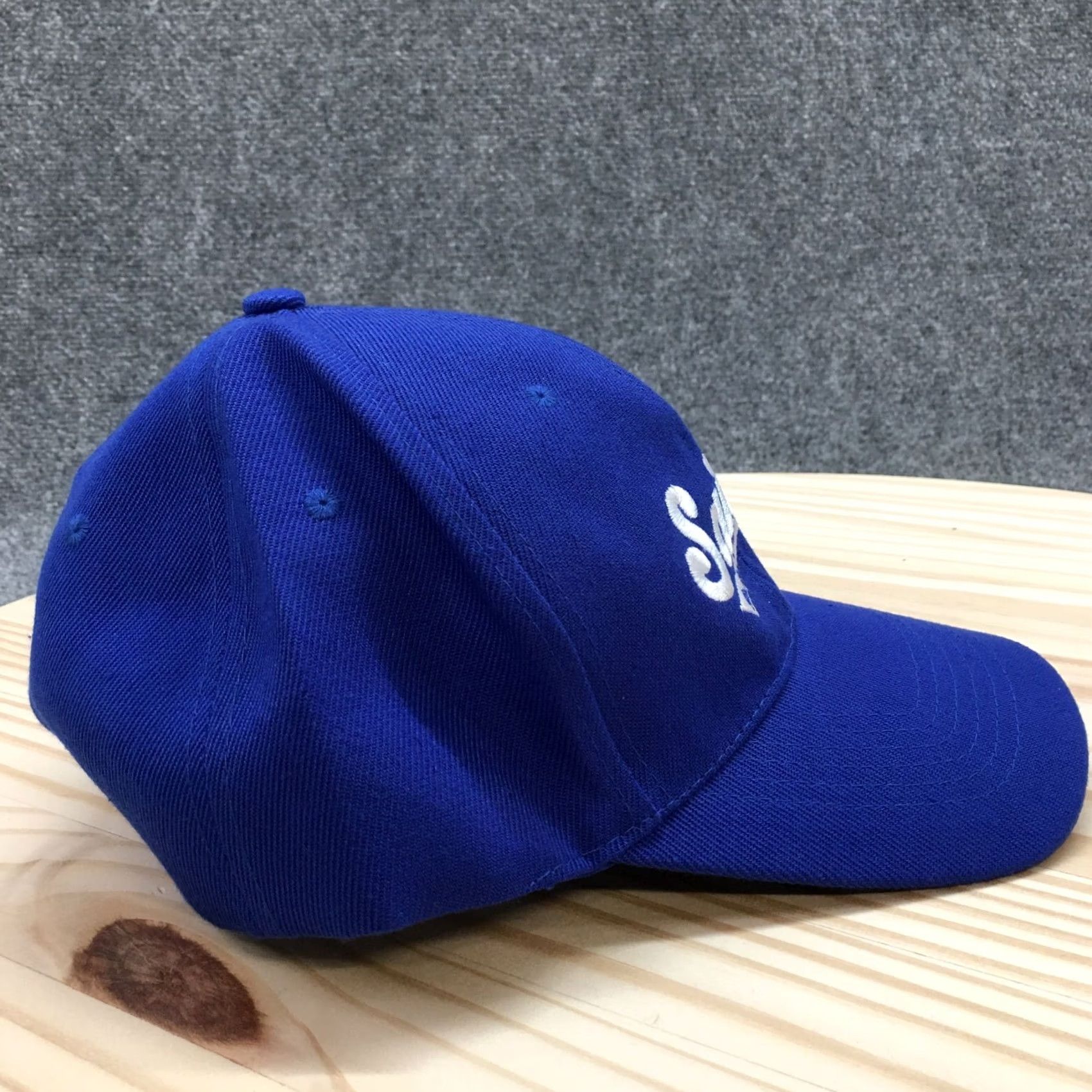 Logo 7 St. Paul Saints Baseball Hat Mens Blue One Size Curved Brim Embroidered Logo Size ONE SIZE - 5 Thumbnail