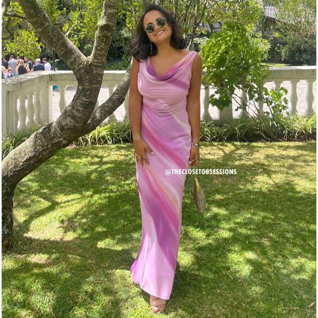 Mango MANGO Multicolor Flowy Draped Maxi Dress NWT (8) Size M / US 6-8 / IT 42-44 - 10 Thumbnail