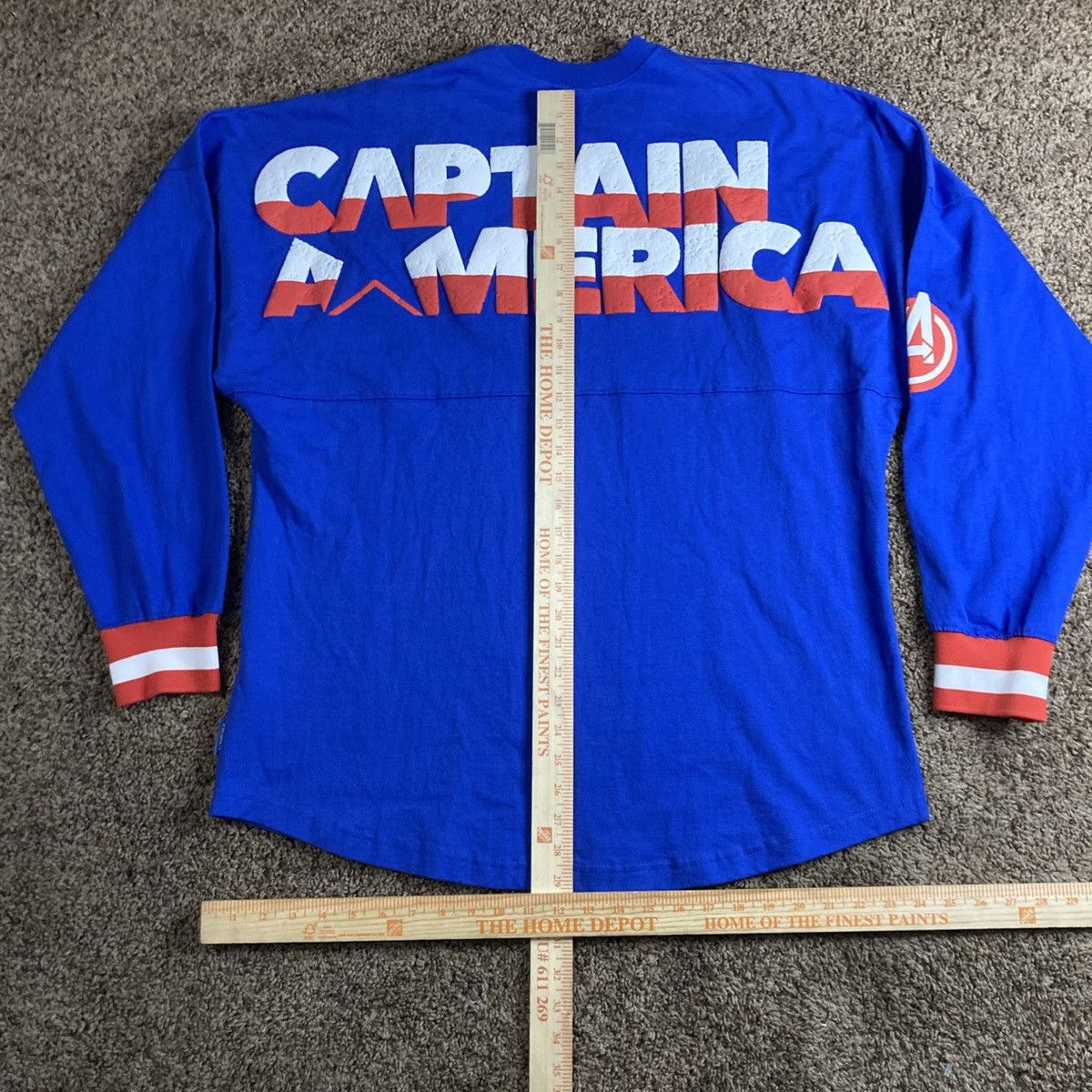 Disney Disney x Marvel Avengers Captain America Spirit Jersey Shirt Size US L / EU 52-54 / 3 - 13 Thumbnail