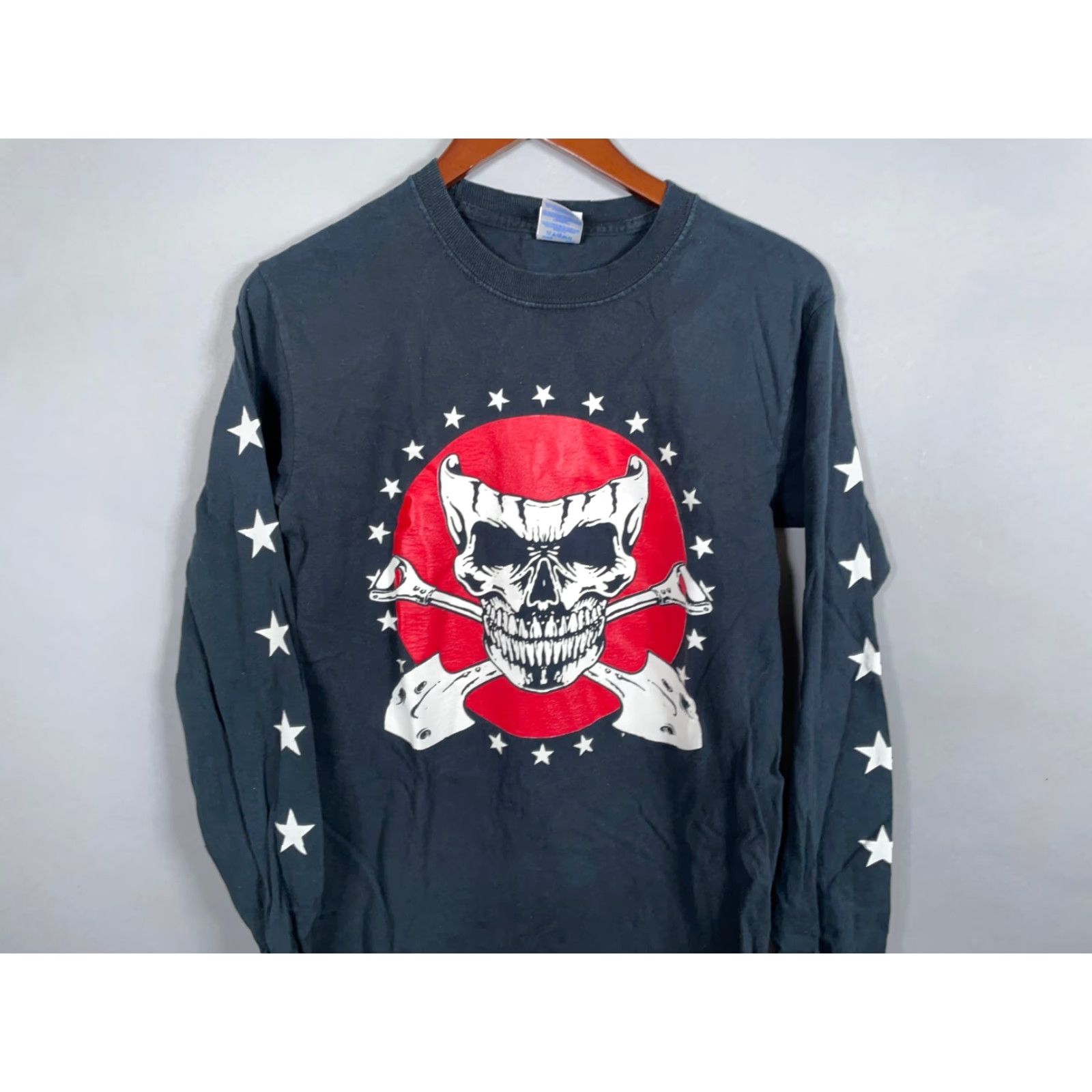 Gildan Prozak Graphic Print Long Sleeve T-Shirt Adult Small Black Hip Hop Horror Music Mens Size US S / EU 44-46 / 1 - 3 Thumbnail