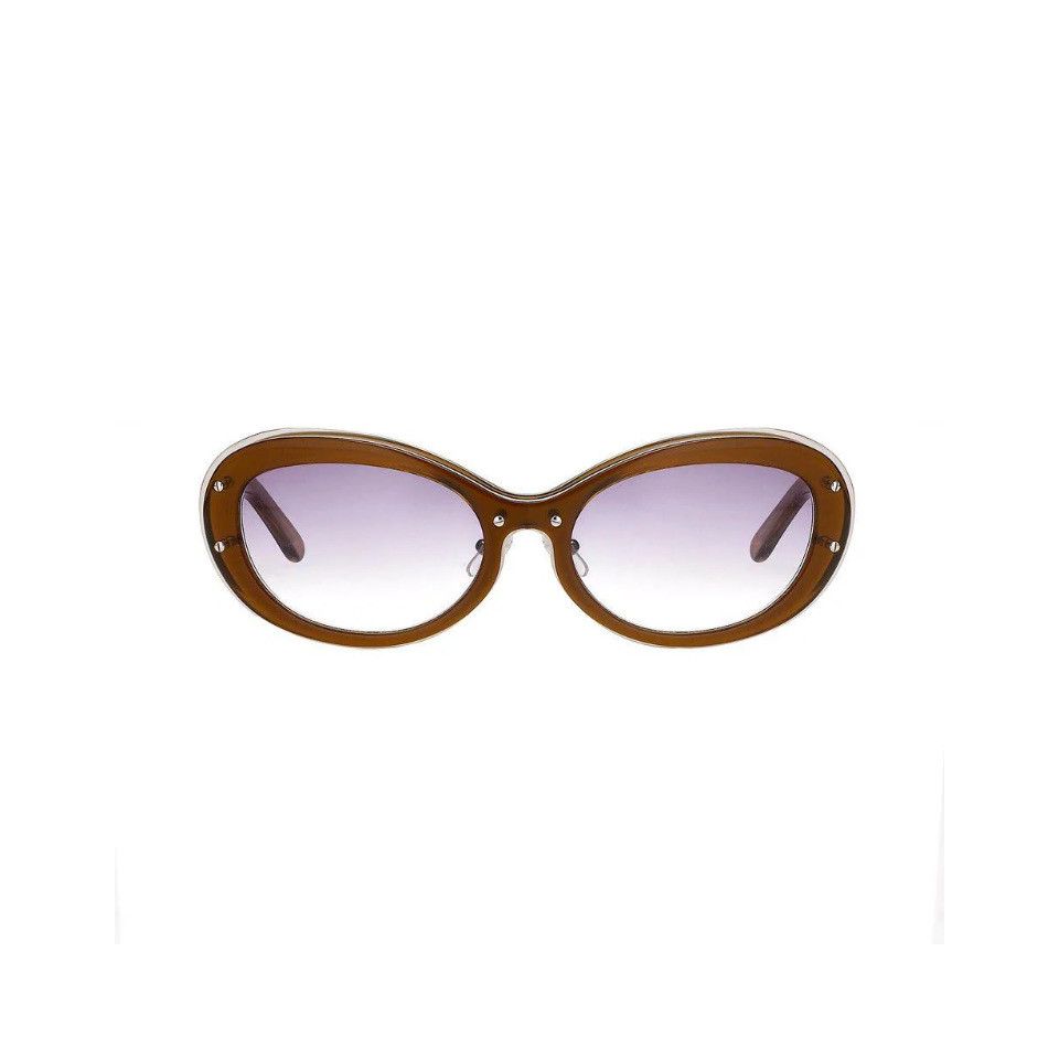 Yohji Yamamoto Yohji Yamamoto Sunglasses Cat Eye Brown Frame Size ONE SIZE - 1 Thumbnail