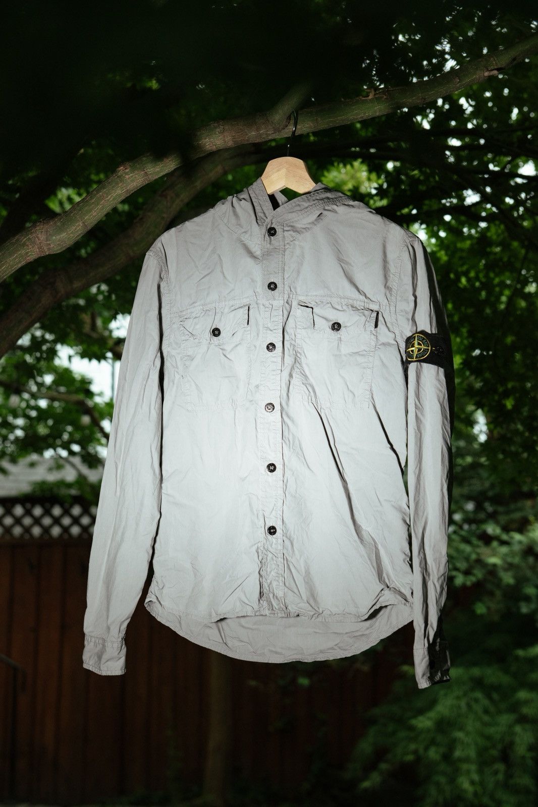 Stone Island Stone Island Hooded Over Shirt Size US M / EU 48-50 / 2 - 1 Thumbnail