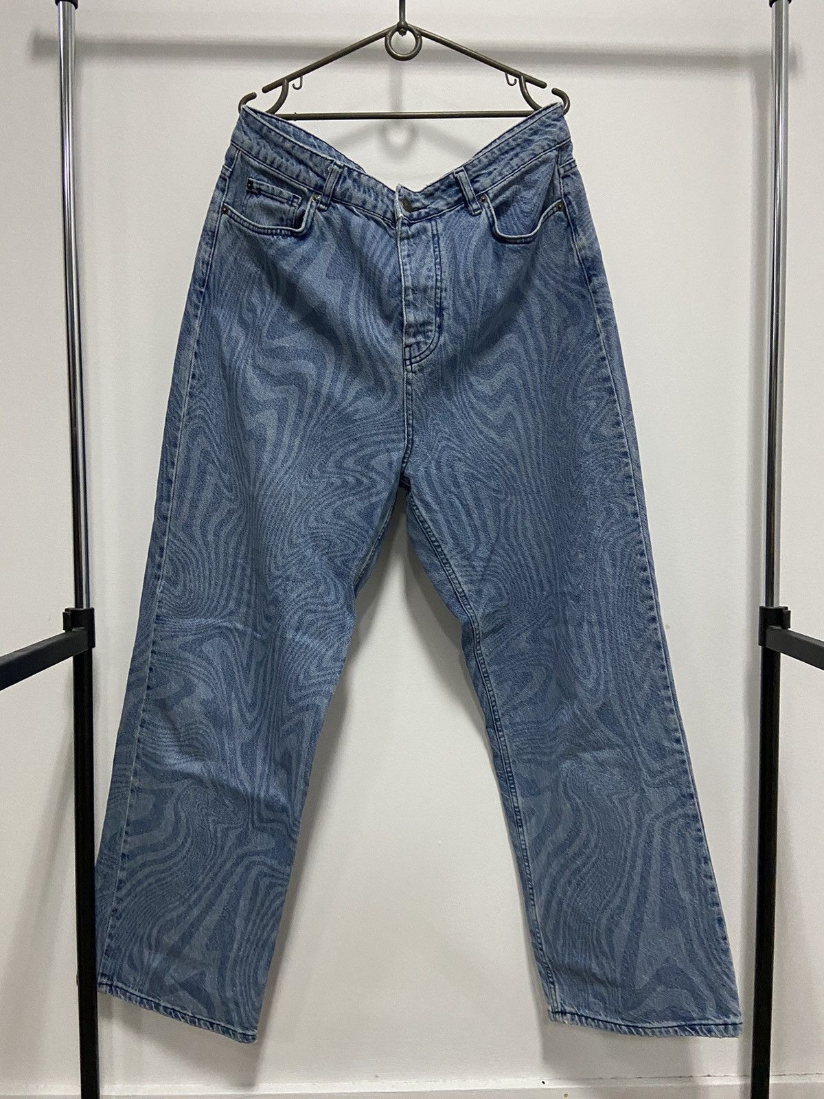 Jaded London × Vintage Jaded London Vintage jeans waves patterns divorces Size US 36 / EU 52 - 1 Thumbnail