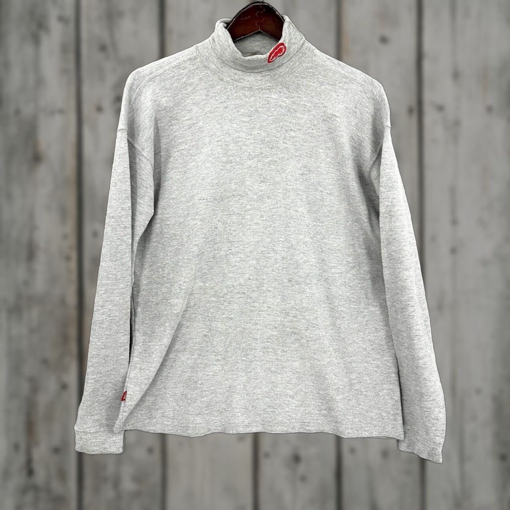 Ecko Unltd. VINTAGE Ecko Unltd Men's Turtleneck Shirt XL Gray Embroidered Logo Classic Hip Hop 90s Mens Size US XL / EU 56 / 4 - 1 Thumbnail