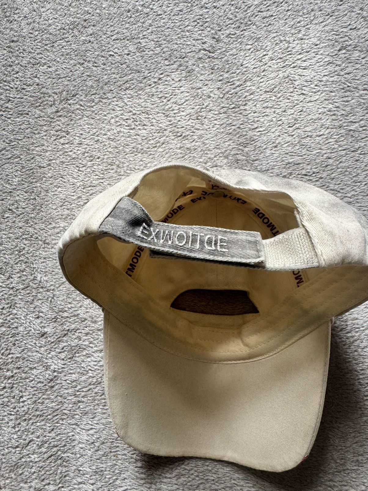 Other Blind/No Plan Washed Distressed Raw Edge Adjustable Cap Size ONE SIZE - 5 Thumbnail