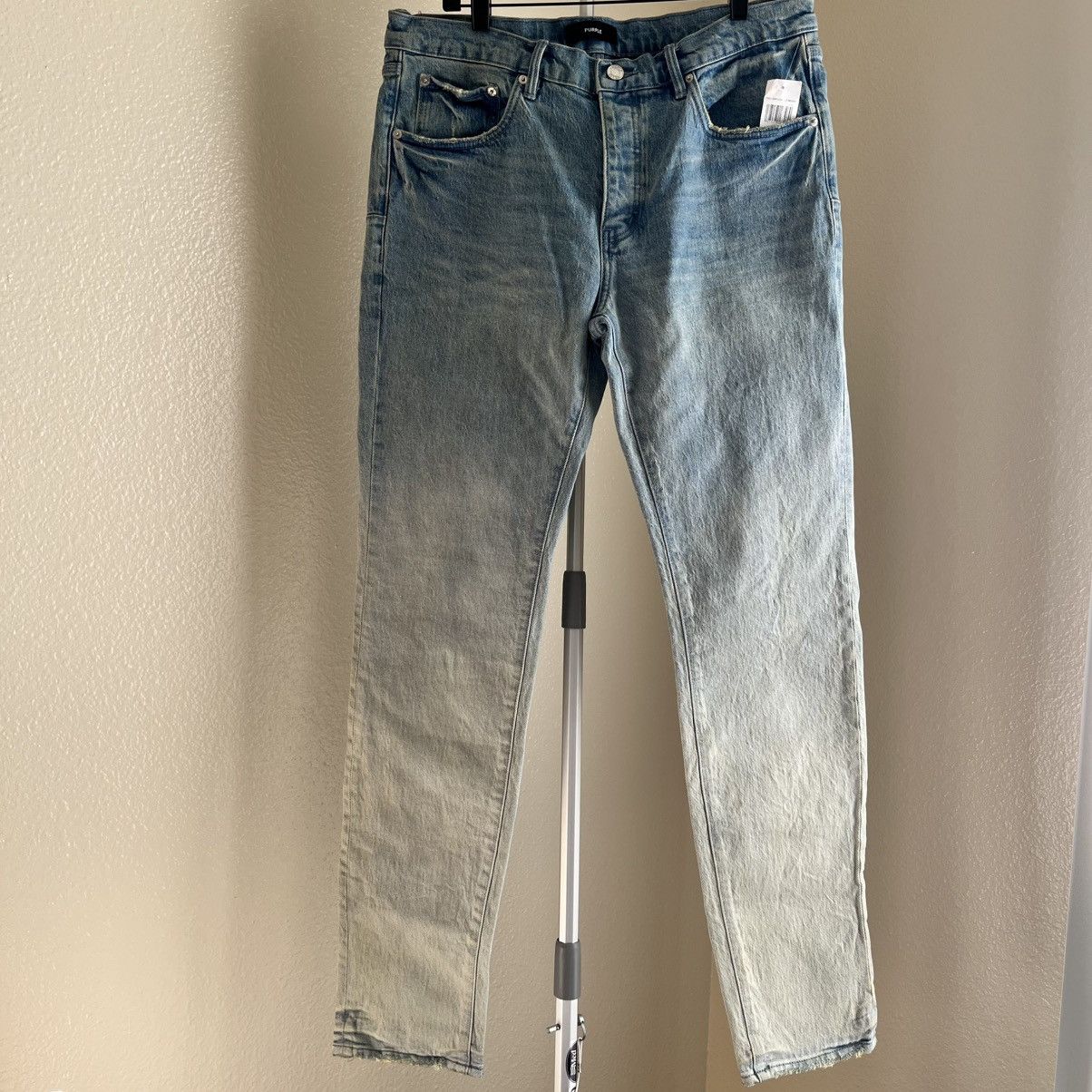 Purple Brand Purple Brand Skinny Rhone Fade Light Indigo Jeans Sz 36 NWT Size US 36 / EU 52 - 4 Thumbnail