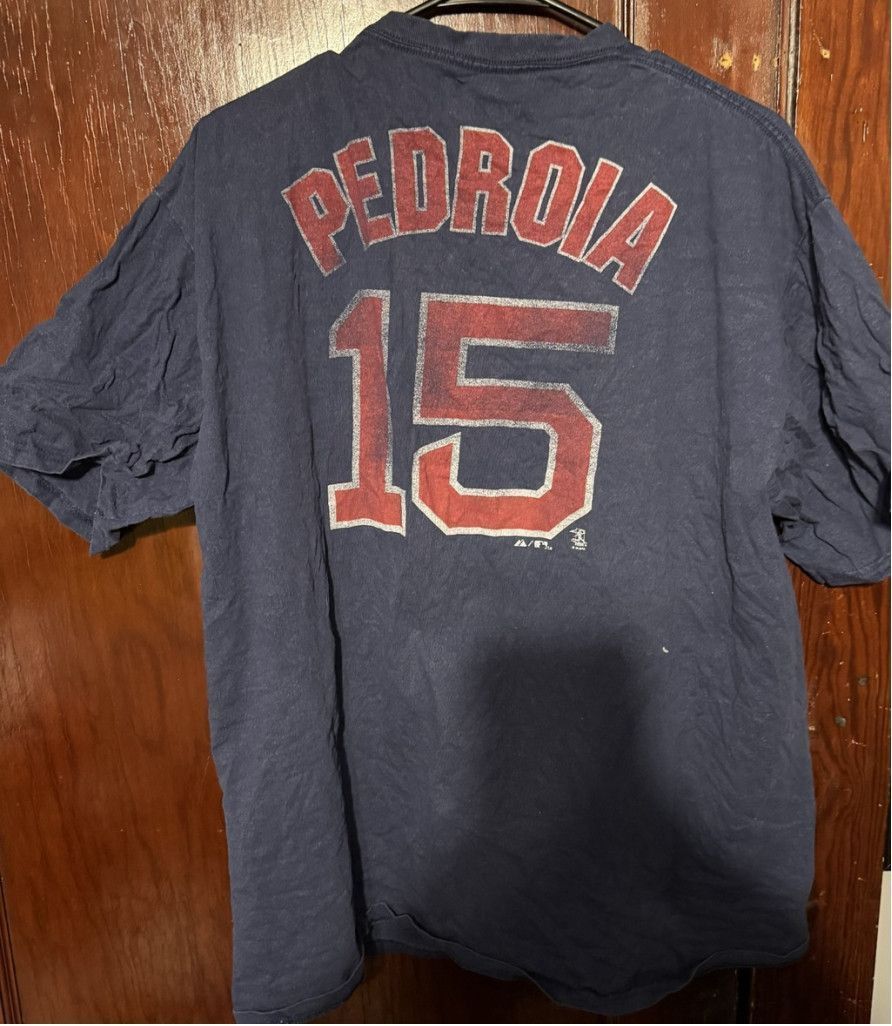 Majestic Boston Red Sox Dustin Pedroia Majestic T-Shirt Men XL Blue Size US XL / EU 56 / 4 - 1 Preview