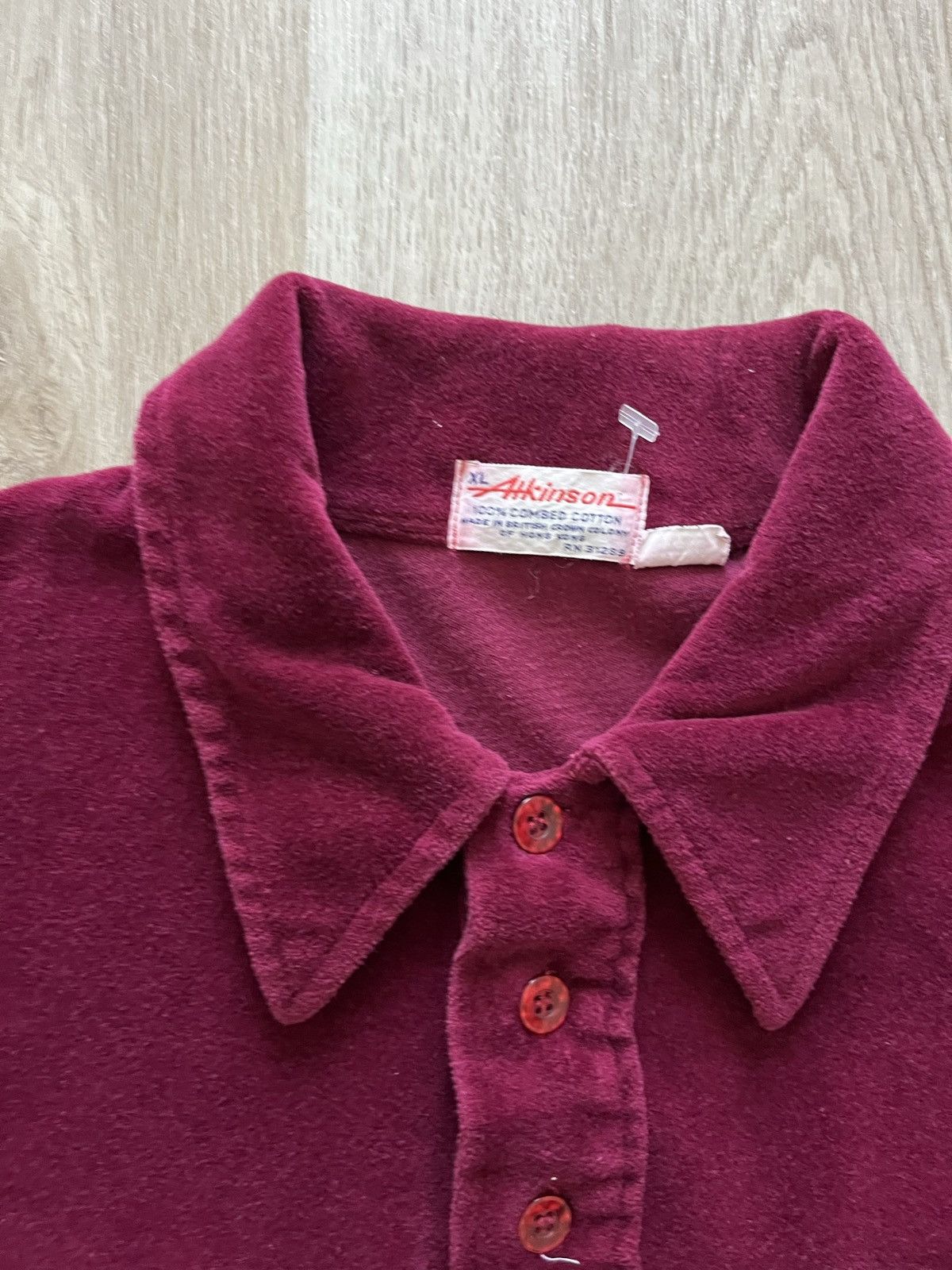 Vintage 50s/60s Vintage Atkinson Polo Velvet Longsleeve Size US L / EU 52-54 / 3 - 2 Thumbnail