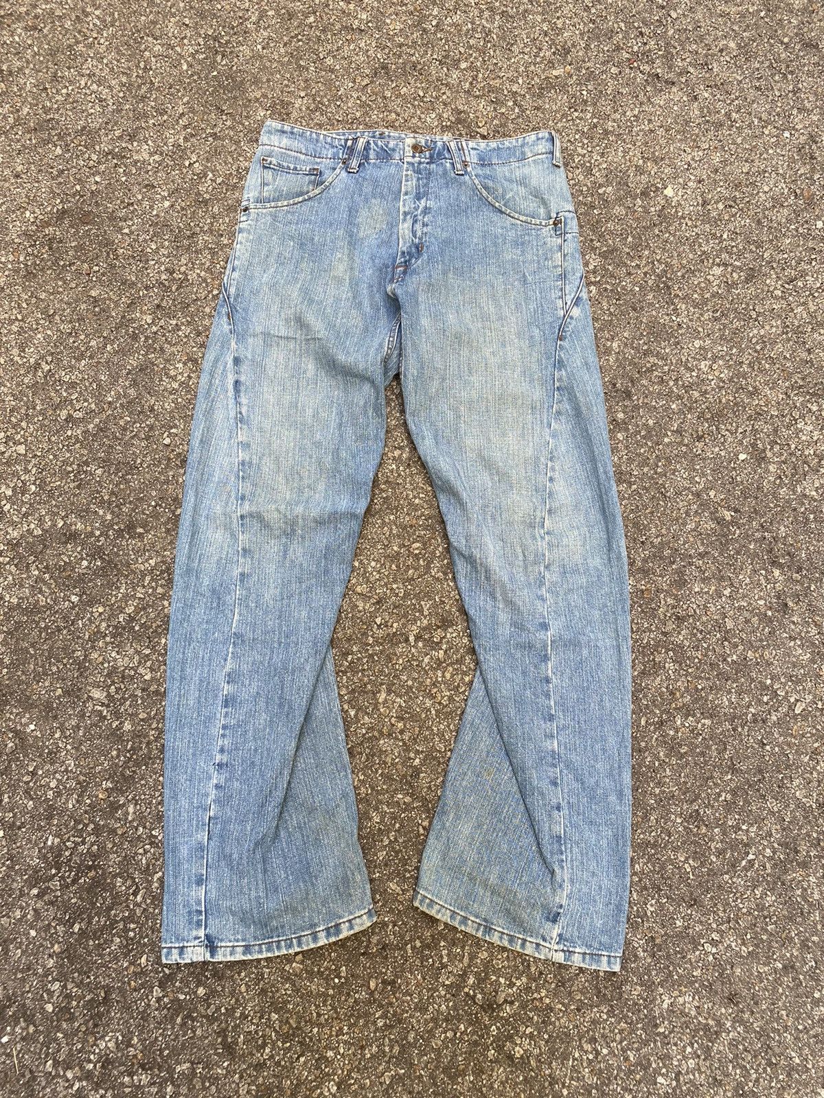 Volcom Curv Leg Baggy Volcom Stone Boardwear Skateboard Denim Jeans Size US 33 - 1 Thumbnail