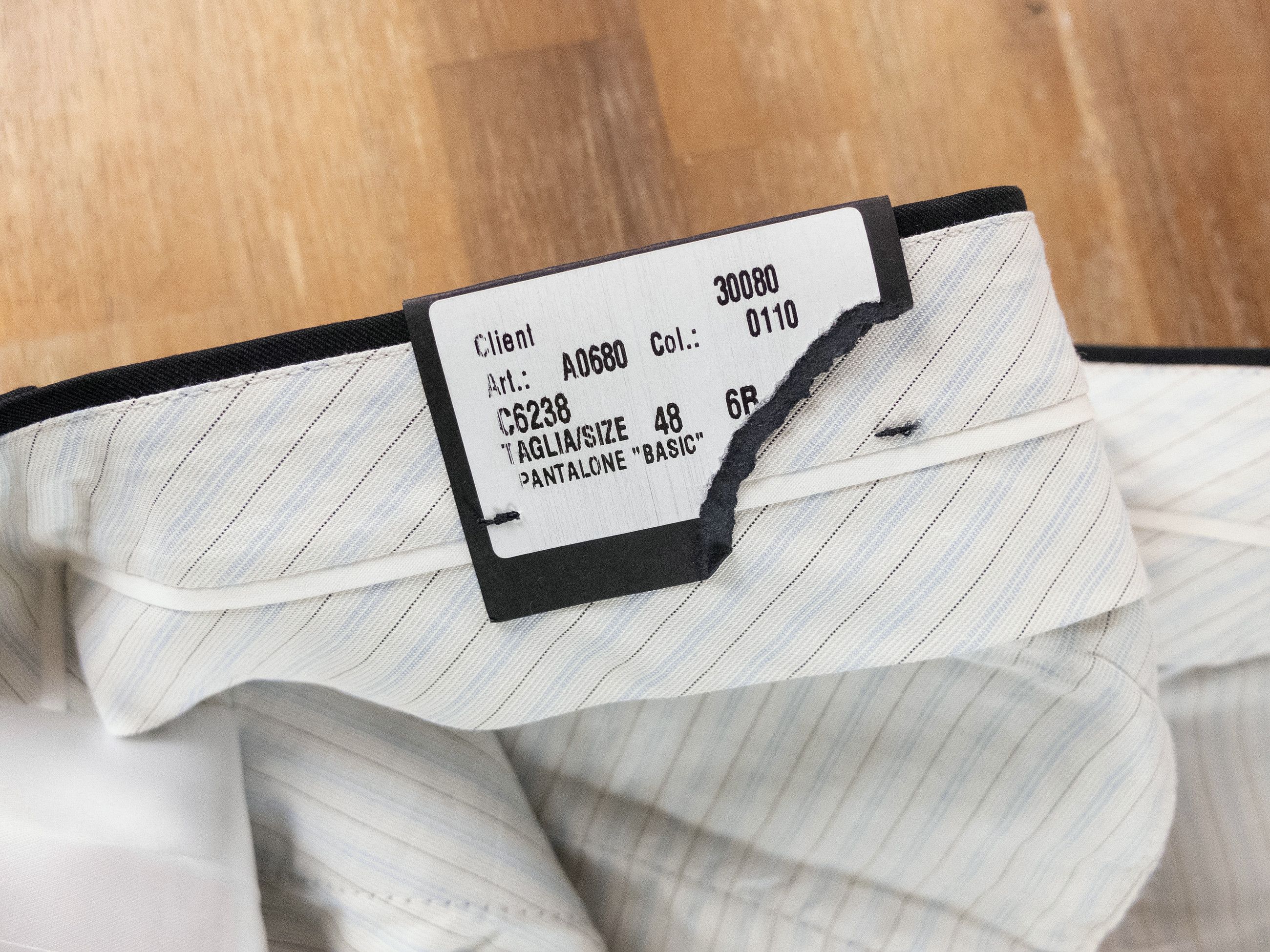 Caruso CARUSO navy blue wool dress pants trousers 32 / 48 Size US 32 / EU 48 - 5 Thumbnail
