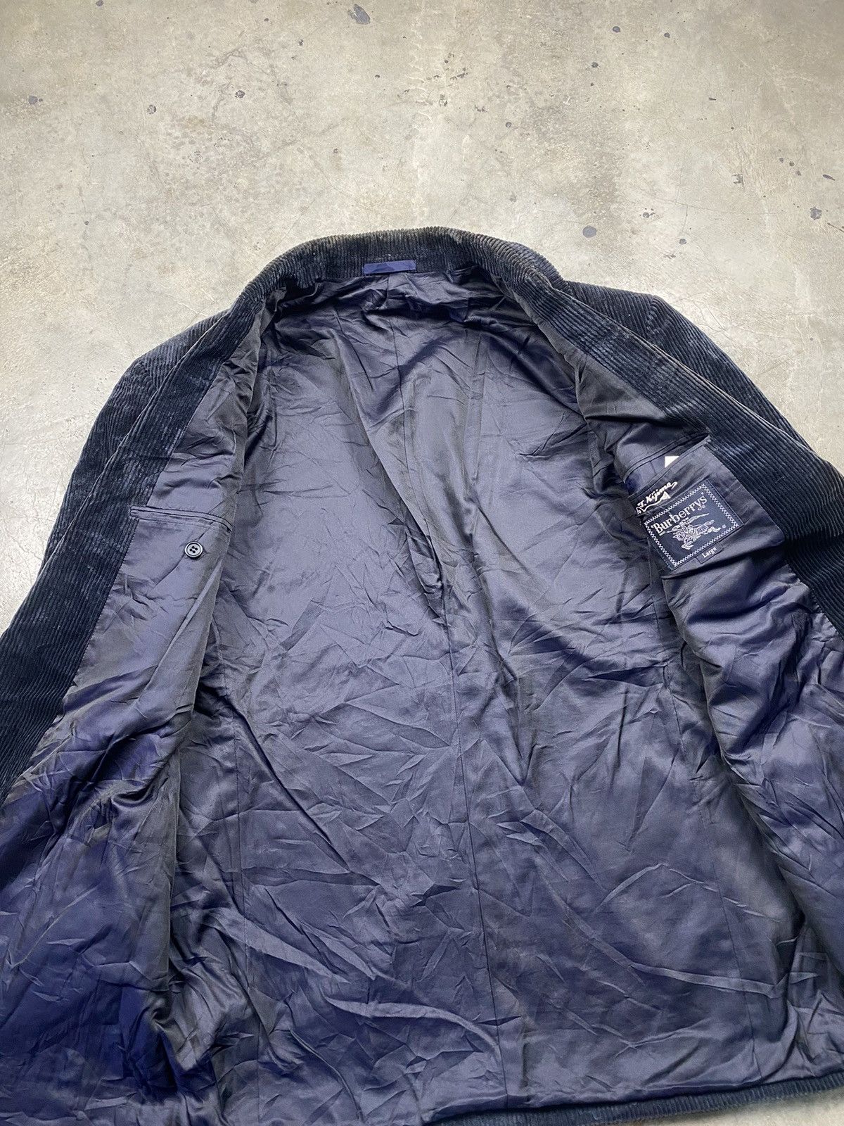 Burberry × Burberry Prorsum Vintage Burberrys’ Velvet Blazer Jacket Size US L / EU 52-54 / 3 - 9 Thumbnail