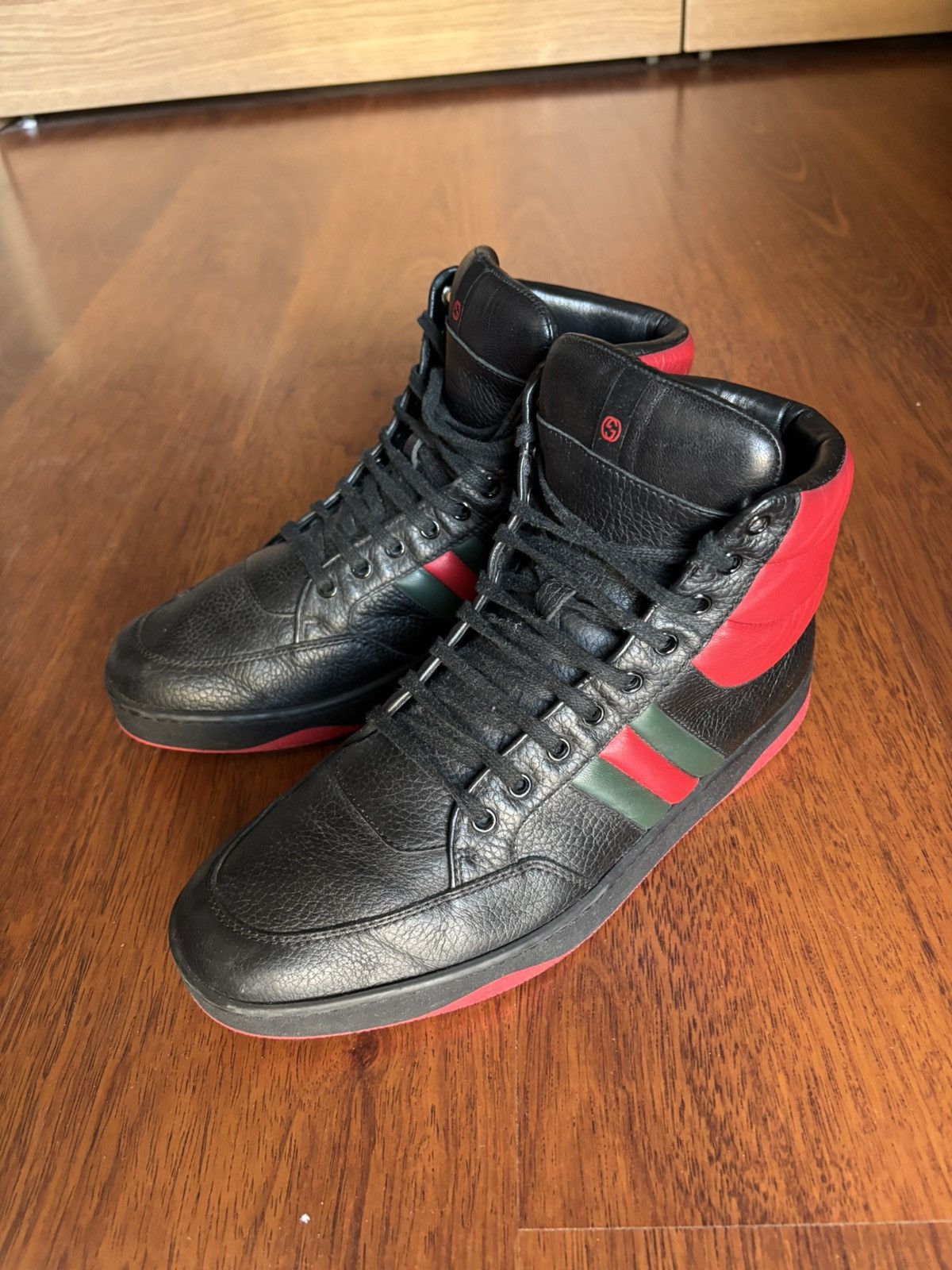 Gucci Gucci Praga Karibu leather sneakers Size US 9.5 / EU 42-43 - 3 Thumbnail