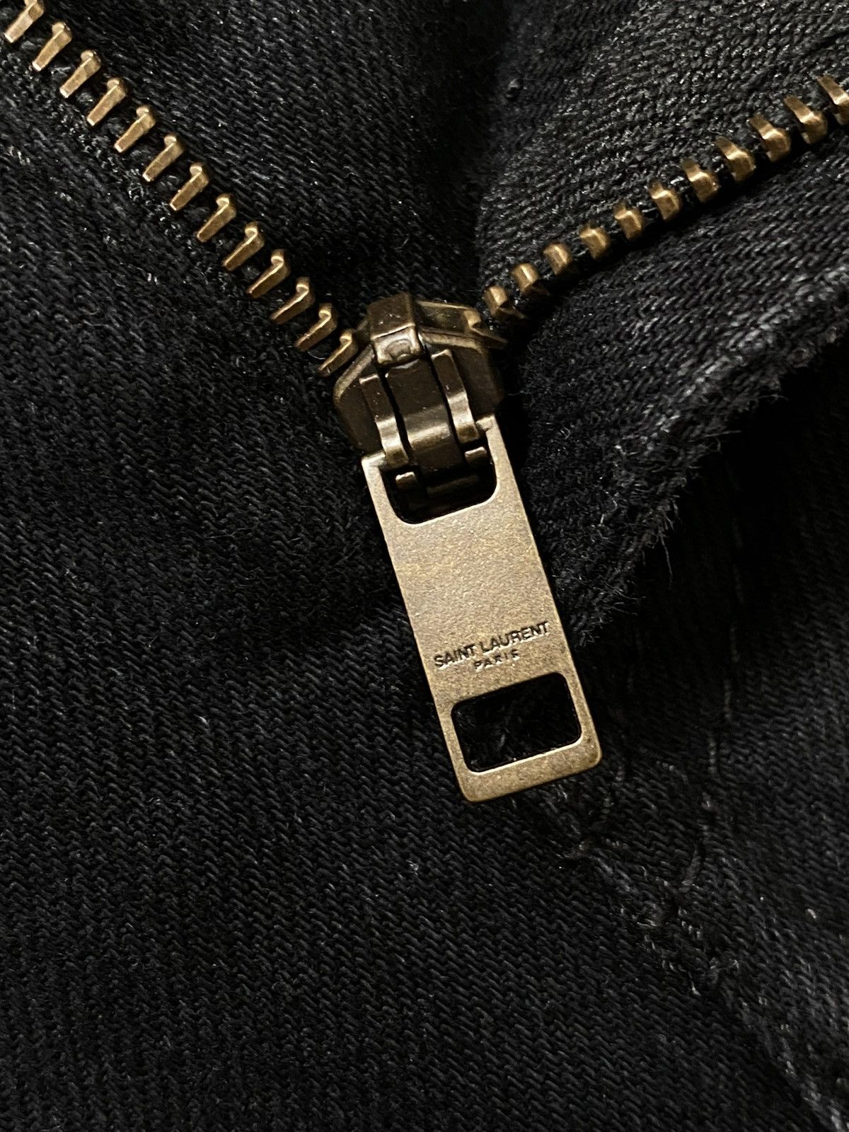 Hedi Slimane × Saint Laurent Paris × Yves Saint Laurent S/S 18 Saint Laurent Paris Cropped Bootcut Jeans Size 26" / US 2 / IT 38 - 7 Thumbnail