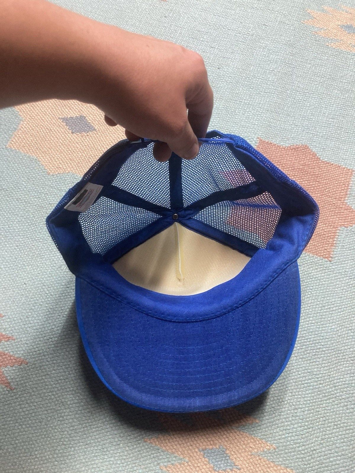 Vintage Vintage trucker hat DBCS ElectroCom automation SnapBack blue Size ONE SIZE - 5 Thumbnail