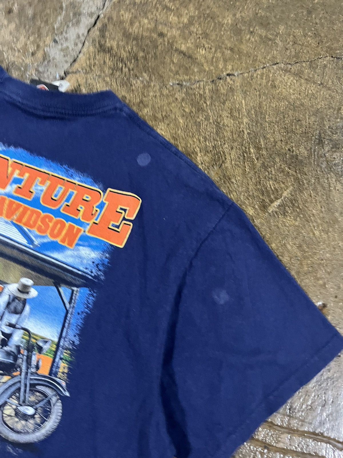 Harley Davidson × Vintage Crazy Vintage Harley Davidson Logo Tee Grunge Biker Skater Size US XL / EU 56 / 4 - 11 Thumbnail