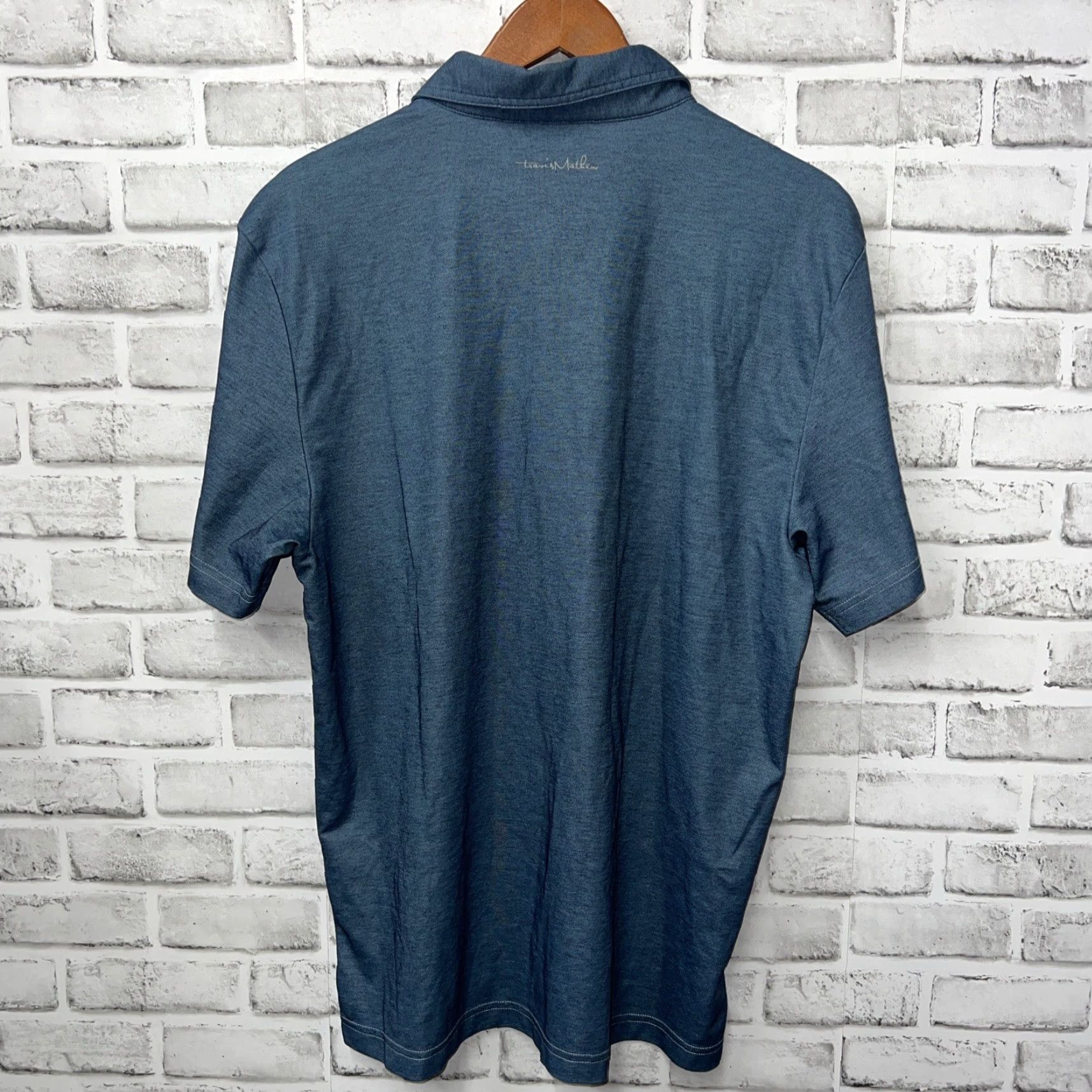 TravisMathew Travis Mathew Polo Shirt Mens Size L Blue Size US L / EU 52-54 / 3 - 4 Thumbnail