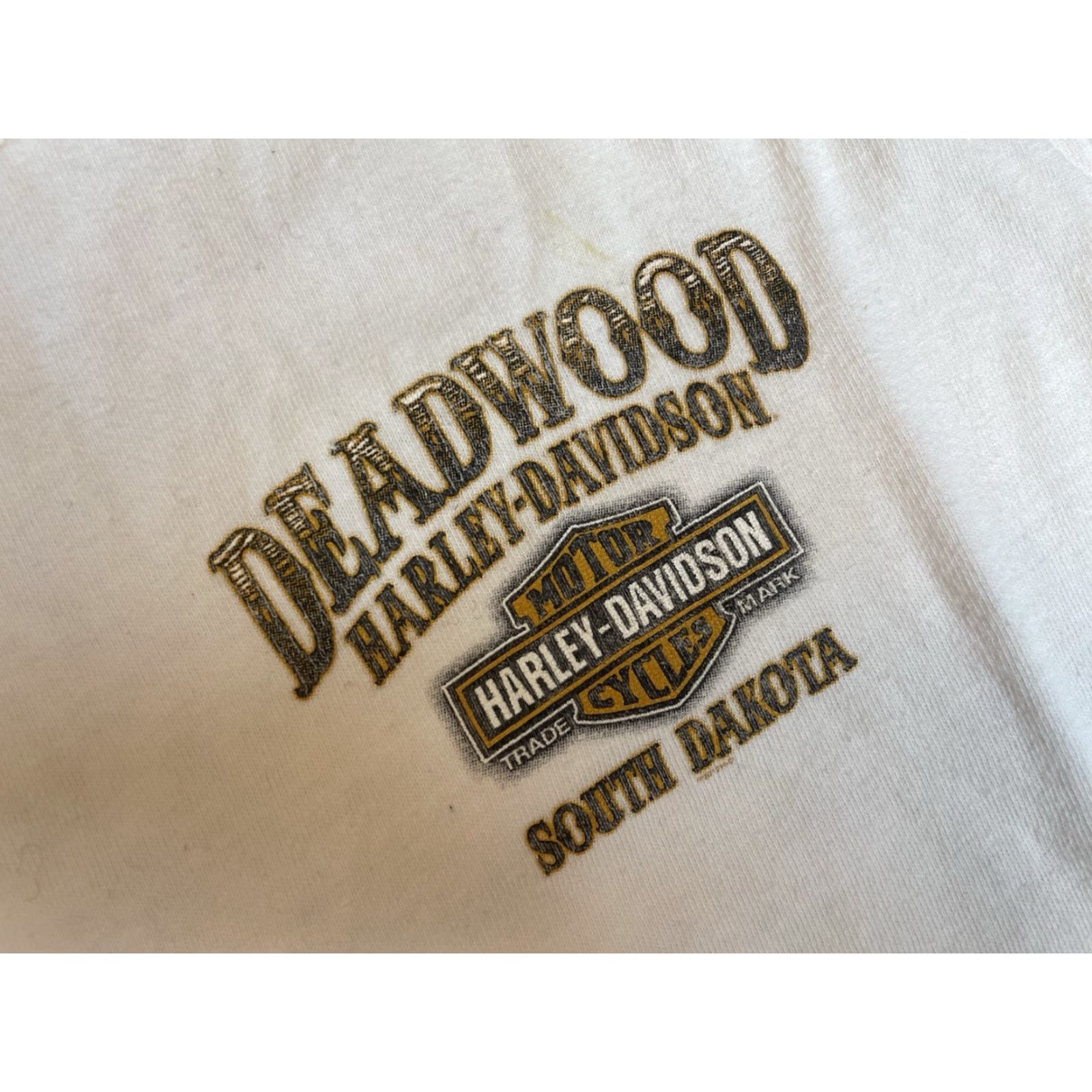 Harley Davidson VINTAGE Harley-Davidson Long Sleeve T-Shirt 2XL White Crew Neck 90s Biker Motorcycle Graphic Men Size US XXL / EU 58 / 5 - 4 Thumbnail