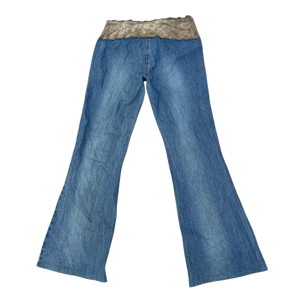 Hysteric Glamour ANGELS WASHED GENUINE LEATHER BELT FLARE PANTS Size 26" / US 2 / IT 38 - 2 Thumbnail