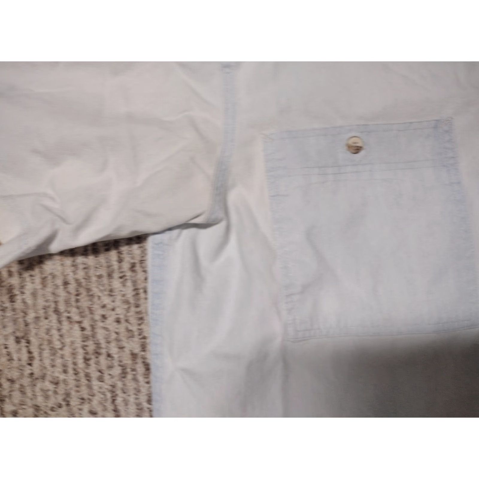 Banana Republic Vintage Banana Republic Denim Button Up Shirt L Mens Blue 80s 90s Surf Retro Button-Down Short Sleeve Size US L / EU 52-54 / 3 - 3 Thumbnail