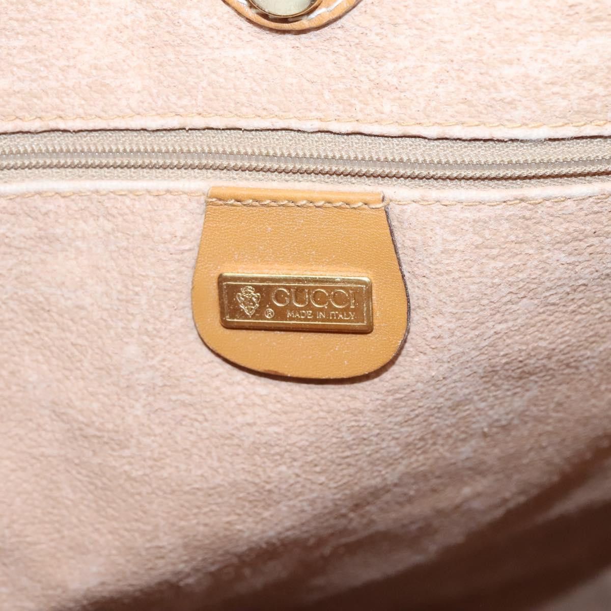 Gucci GUCCI Micro GG Supreme Tote Bag Pvc Beige Gold 002 39 002 39 Size ONE SIZE - 15 Thumbnail