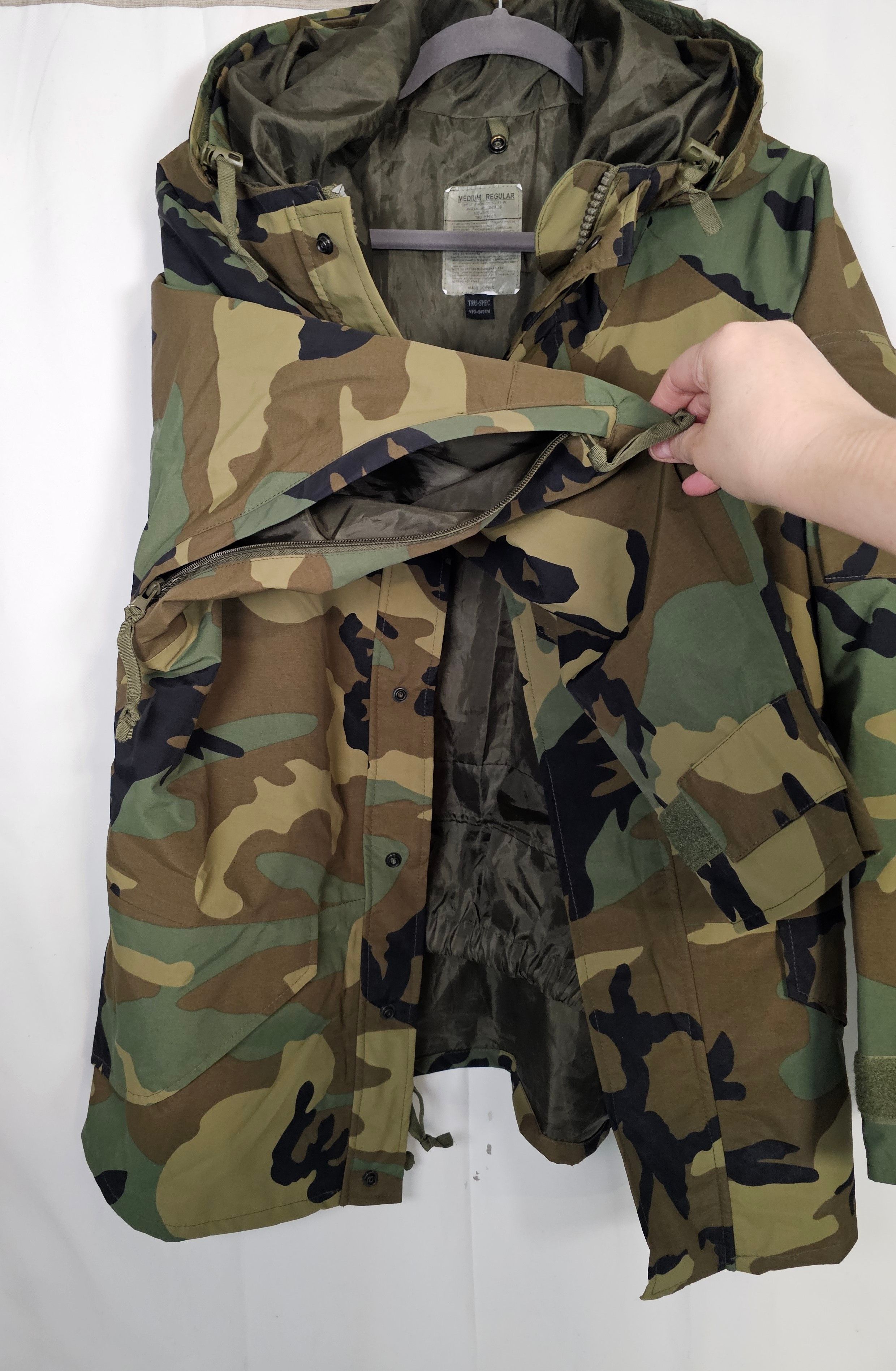 Tru-Spec True Spec H2O Parka ECWCS Woodland Camo Medium Regular Size US M / EU 48-50 / 2 - 5 Thumbnail