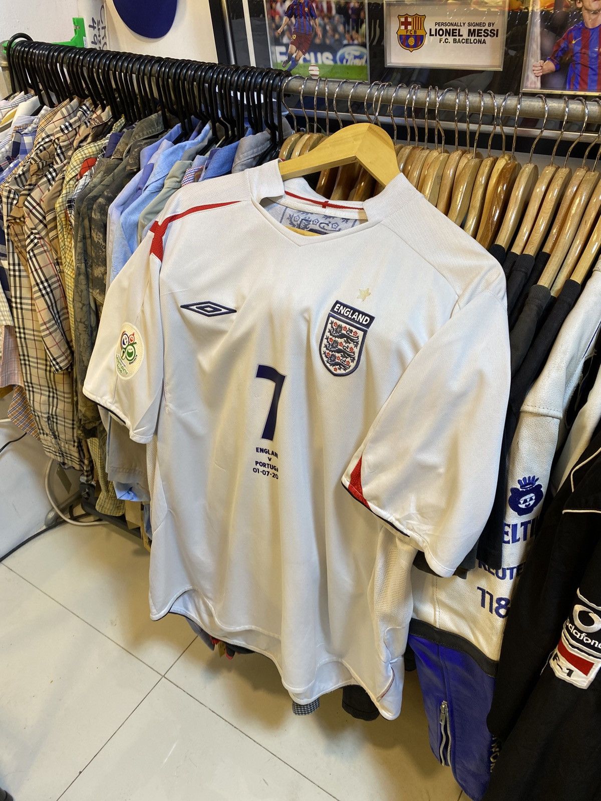 Umbro Vintage Y2K England Football Team Home Kit BECKHAM 7 Size US XXL / EU 58 / 5 - 3 Thumbnail