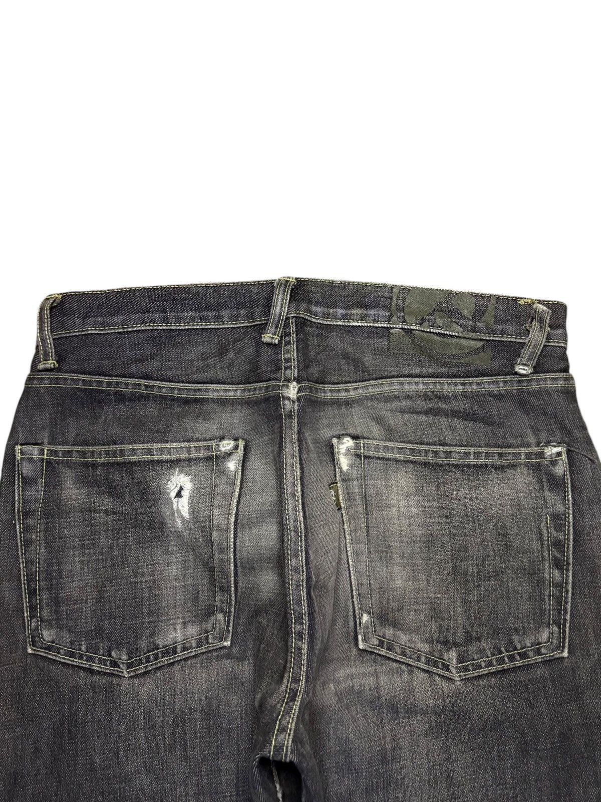 Japanese Brand Vintage Japanese Brand Rusty Wash Distressed Baggy Jeans Size US 31 - 8 Thumbnail