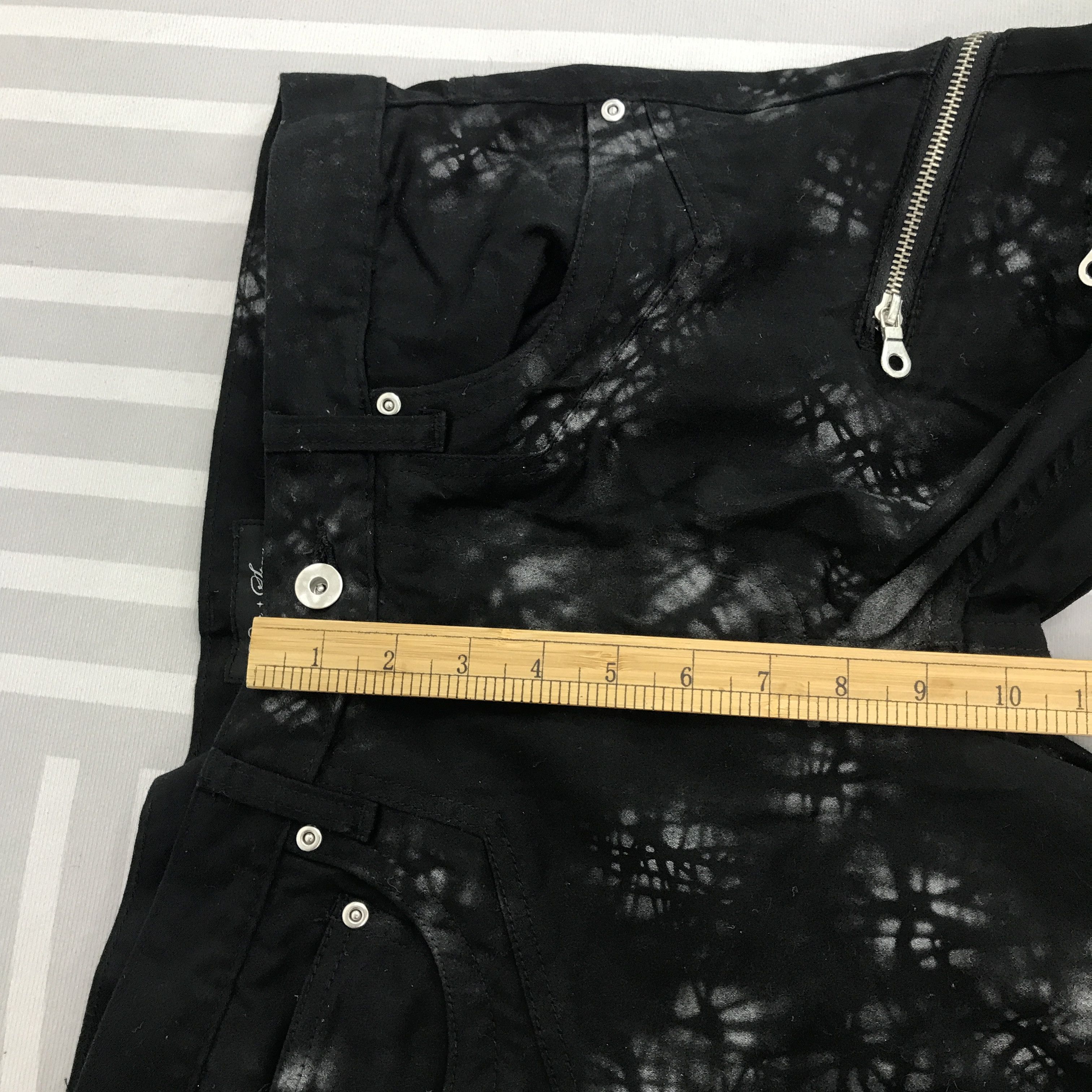 Japanese Brand Vintage Flare Japan style Bike Star Bootcut Black pants Size US 32 / EU 48 - 8 Thumbnail