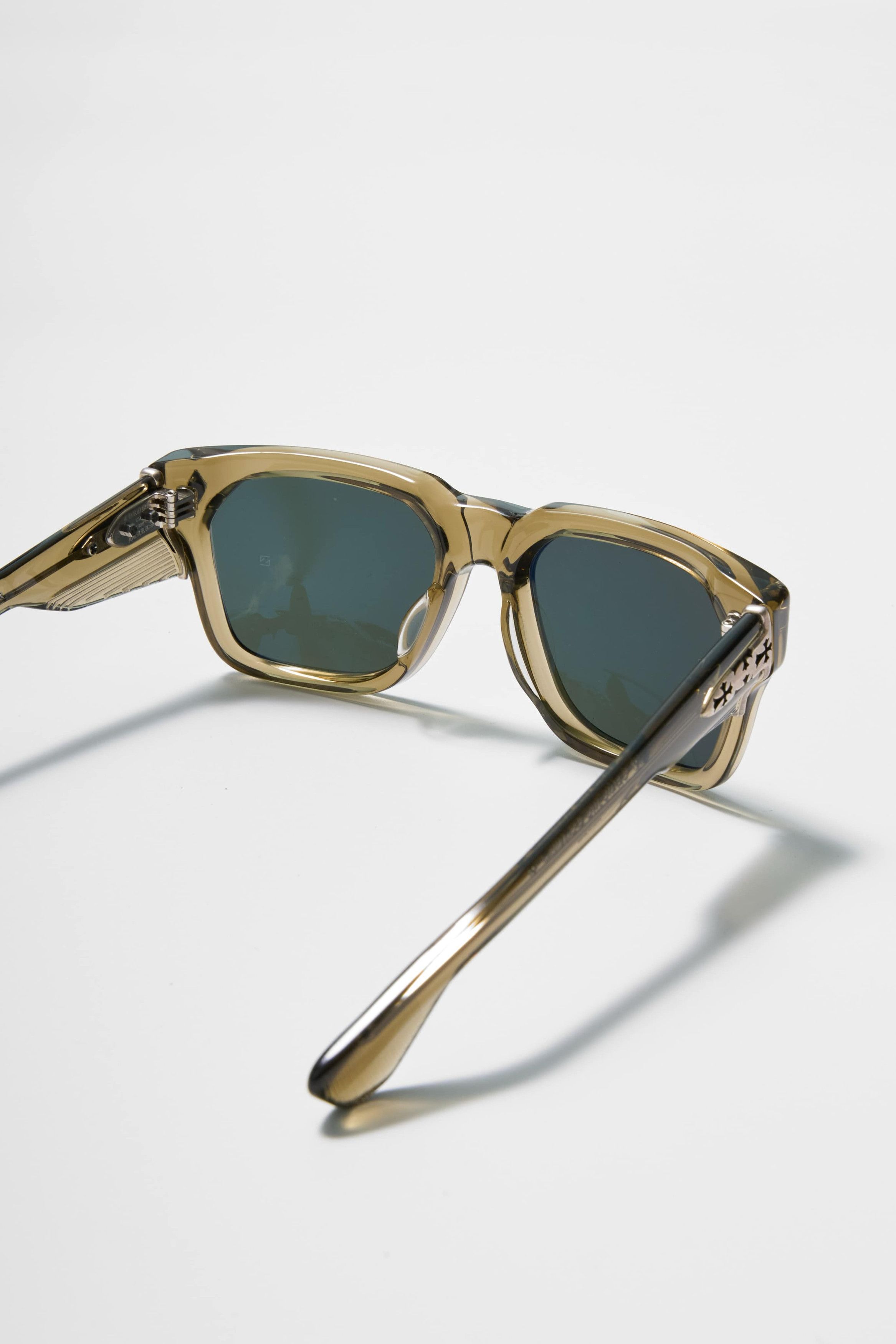 Chrome Hearts Chrome Hearts Square Sunglasses Men's Green Size ONE SIZE - 7 Thumbnail