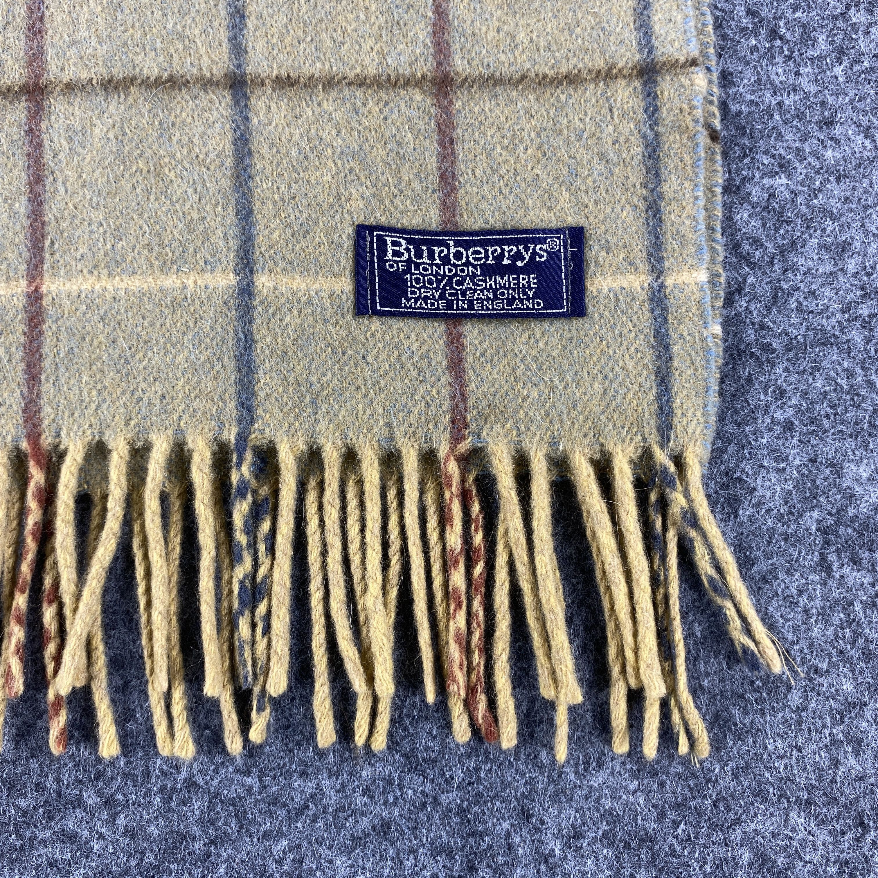 Burberry × Vintage Burberrys Scarf # Muffler # Neckwear # D540 Size ONE SIZE - 2 Thumbnail