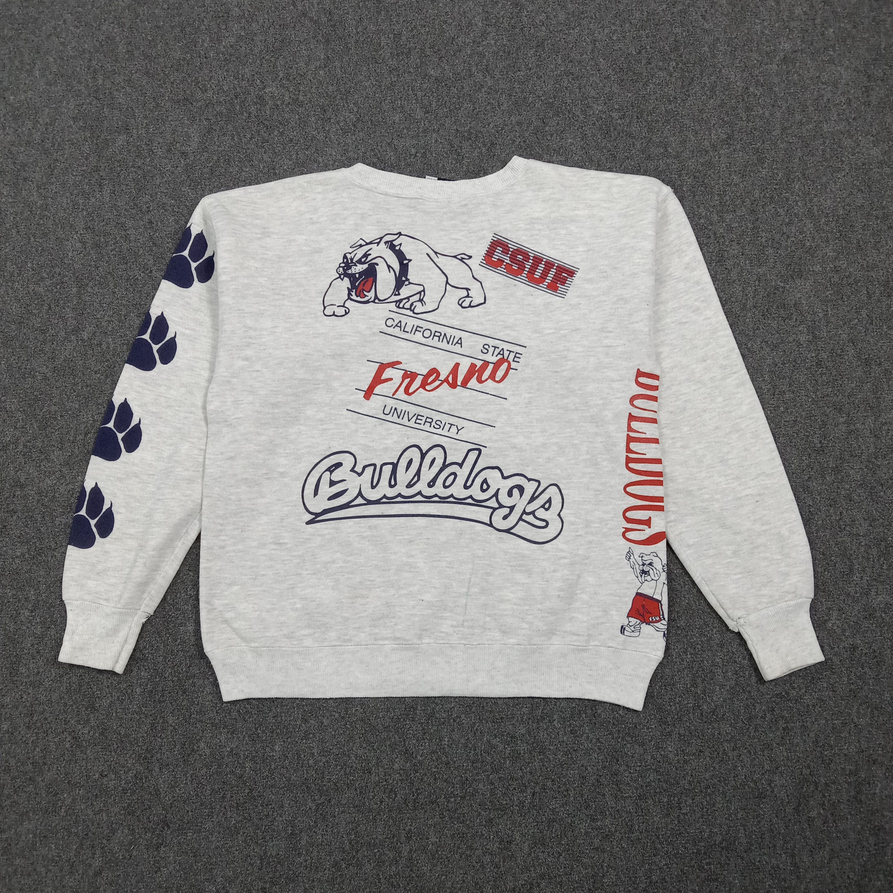 Lee Vintage 90s Fresno State Bulldogs NFL Team Sweatshirt C271N2 Size US M / EU 48-50 / 2 - 5 Thumbnail