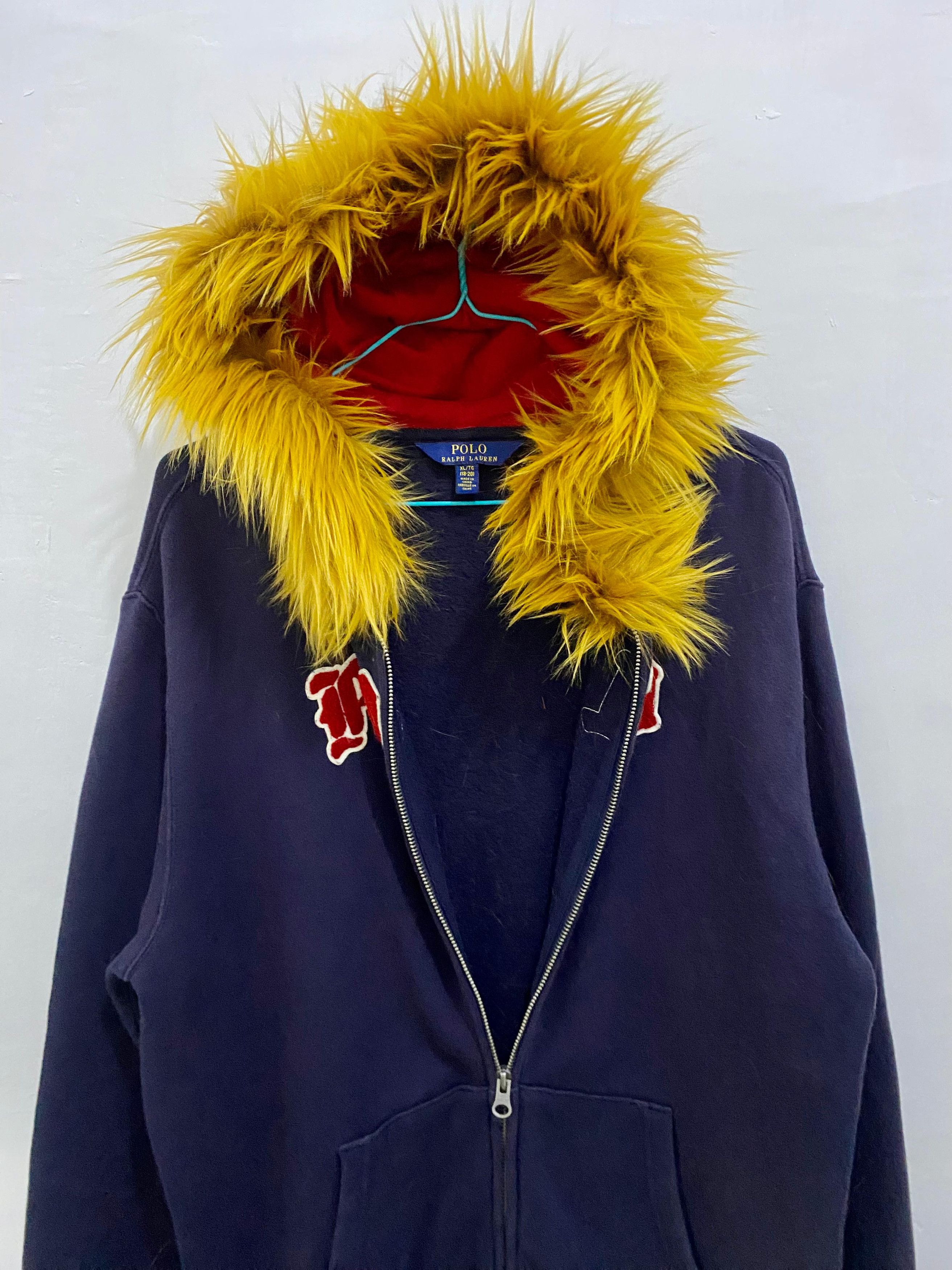 Polo Ralph Lauren Polo Ralph Lauren Fur Zipper Hoodie Size US L / EU 52-54 / 3 - 1 Thumbnail