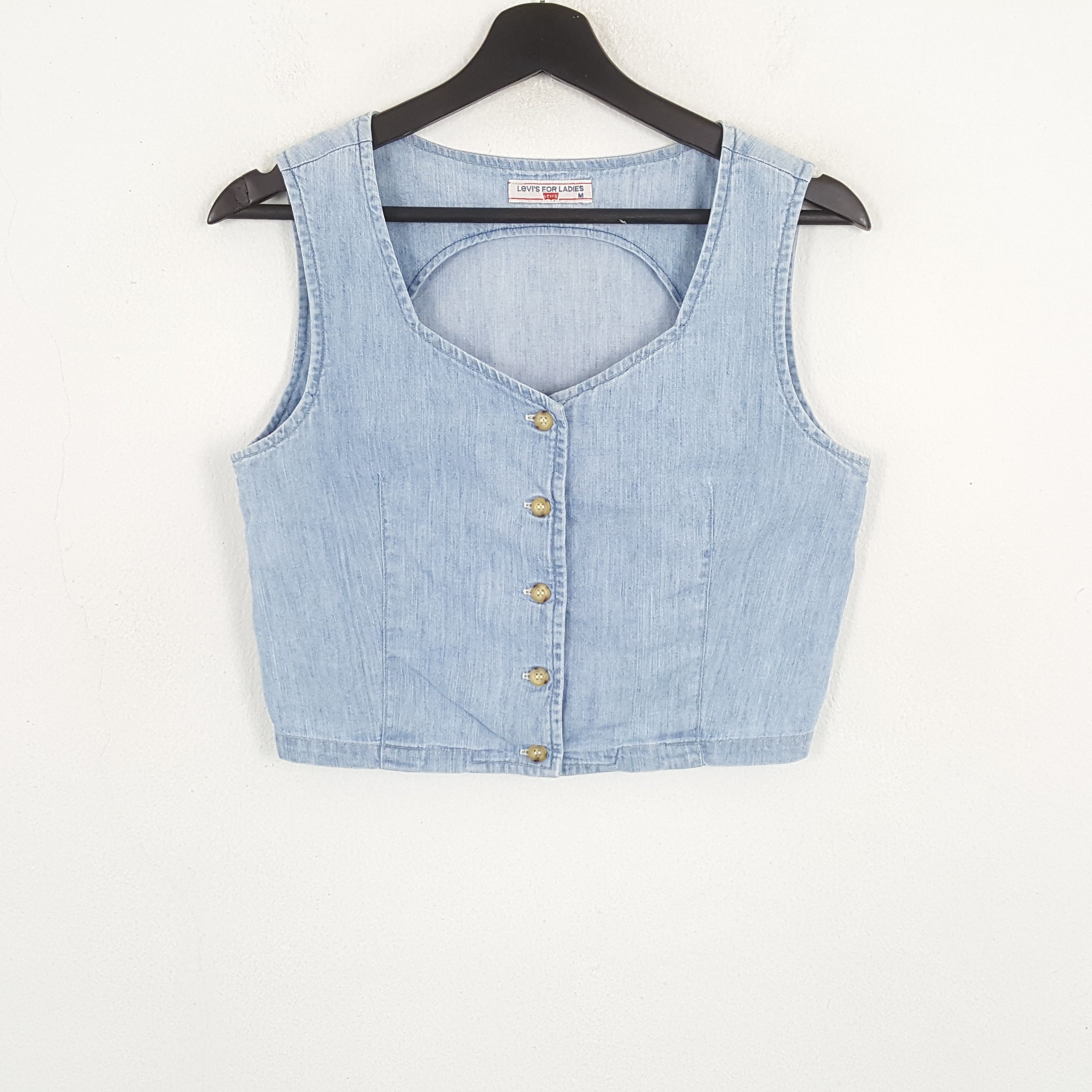 Levi's × Vintage LEVI'S For Ladies Tank Top Vest Size S / US 4 / IT 40 - 1 Thumbnail