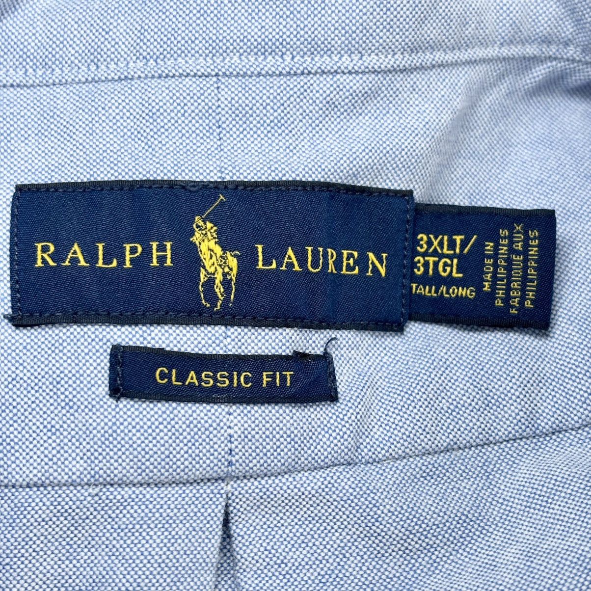 Polo Ralph Lauren Polo Ralph Lauren Shirt Men 3XLT Big Blue Solid Oxford shirt Size US XXL / EU 58 / 5 - 2 Thumbnail