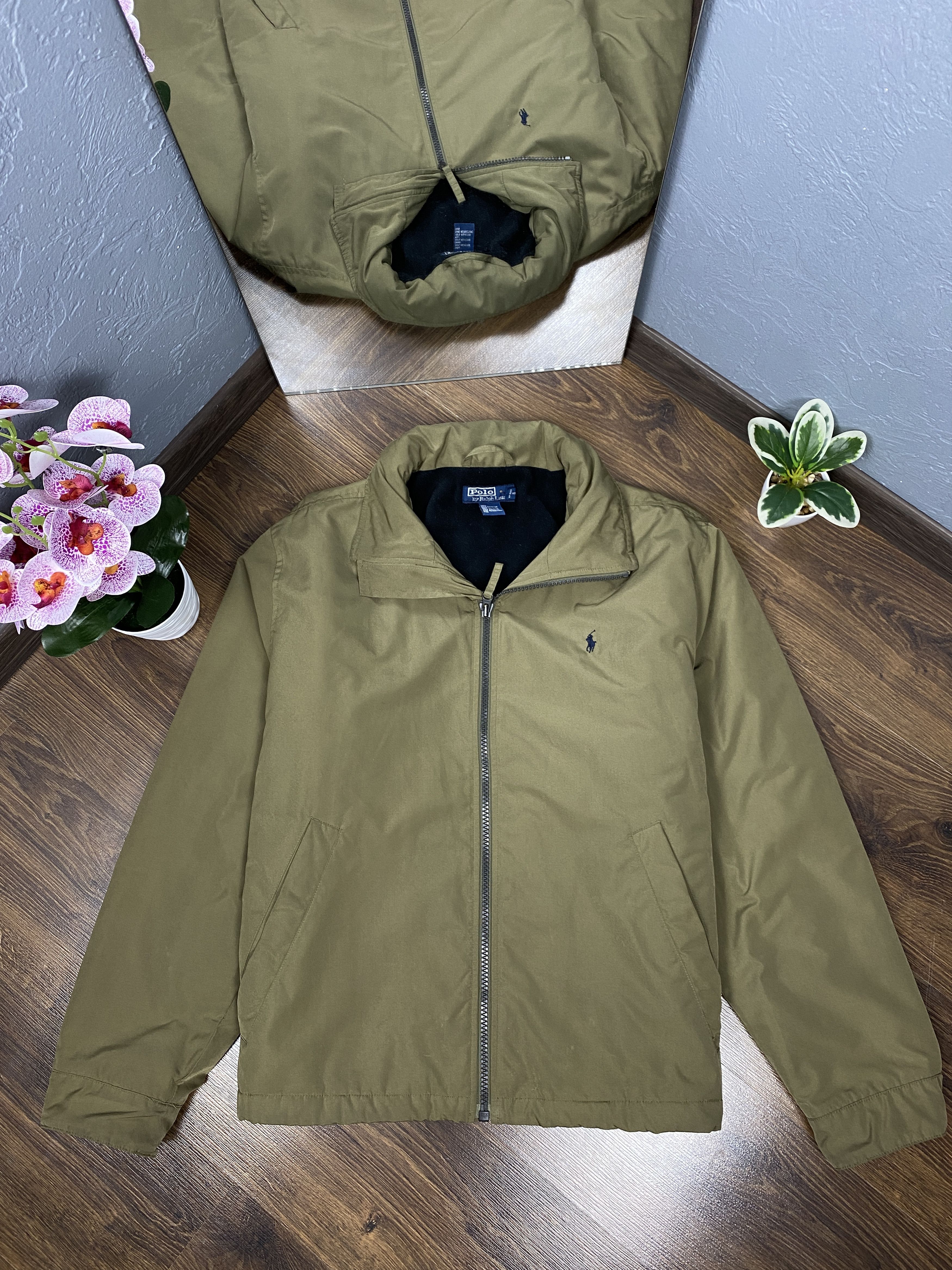 Polo Ralph Lauren × Ralph Lauren × Vintage Polo Ralph Lauren vintage nylon jacket inside on fleece Size US L / EU 52-54 / 3 - 1 Thumbnail