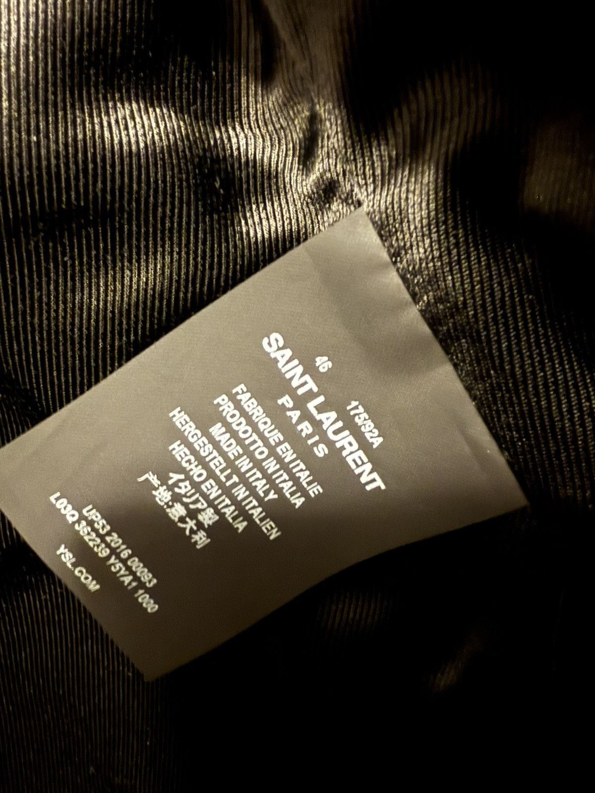 Saint Laurent Paris Saint Laurent Hedi Slimane Racing Jacket Size US S / EU 44-46 / 1 - 5 Thumbnail