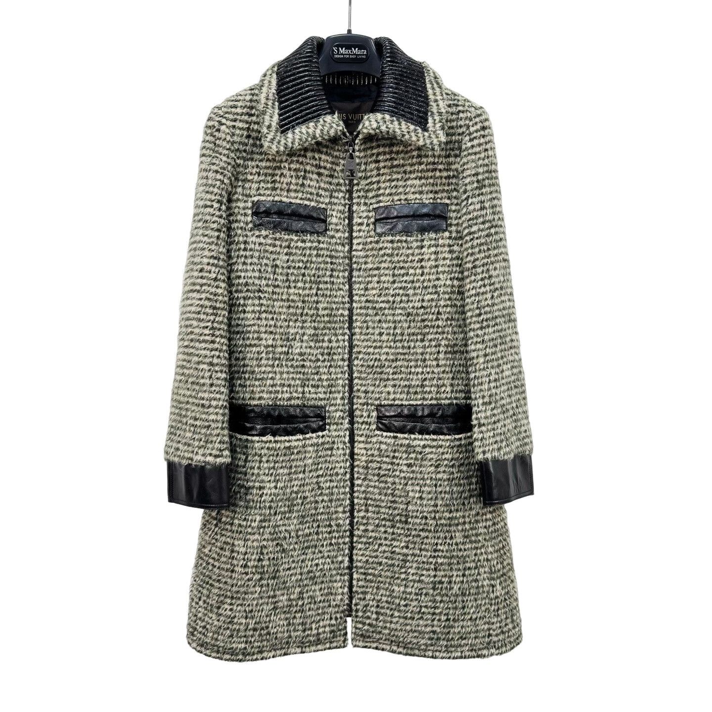 Louis Vuitton Louis Vuitton Wool Leather Coat Size 34 Size XS / US 0-2 / IT 36-38 - 1 Thumbnail