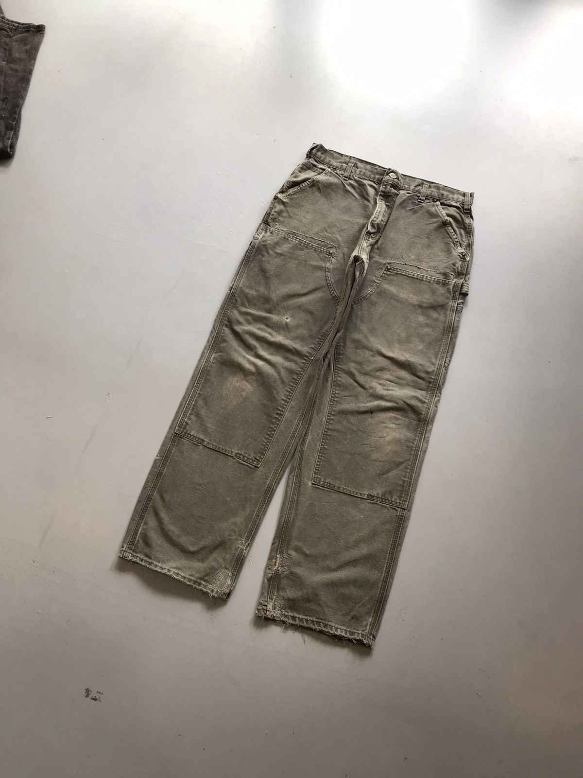 Carhartt Vintage Carhartt B136 MOS double knee workwear Size US 34 / EU 50 - 3 Thumbnail