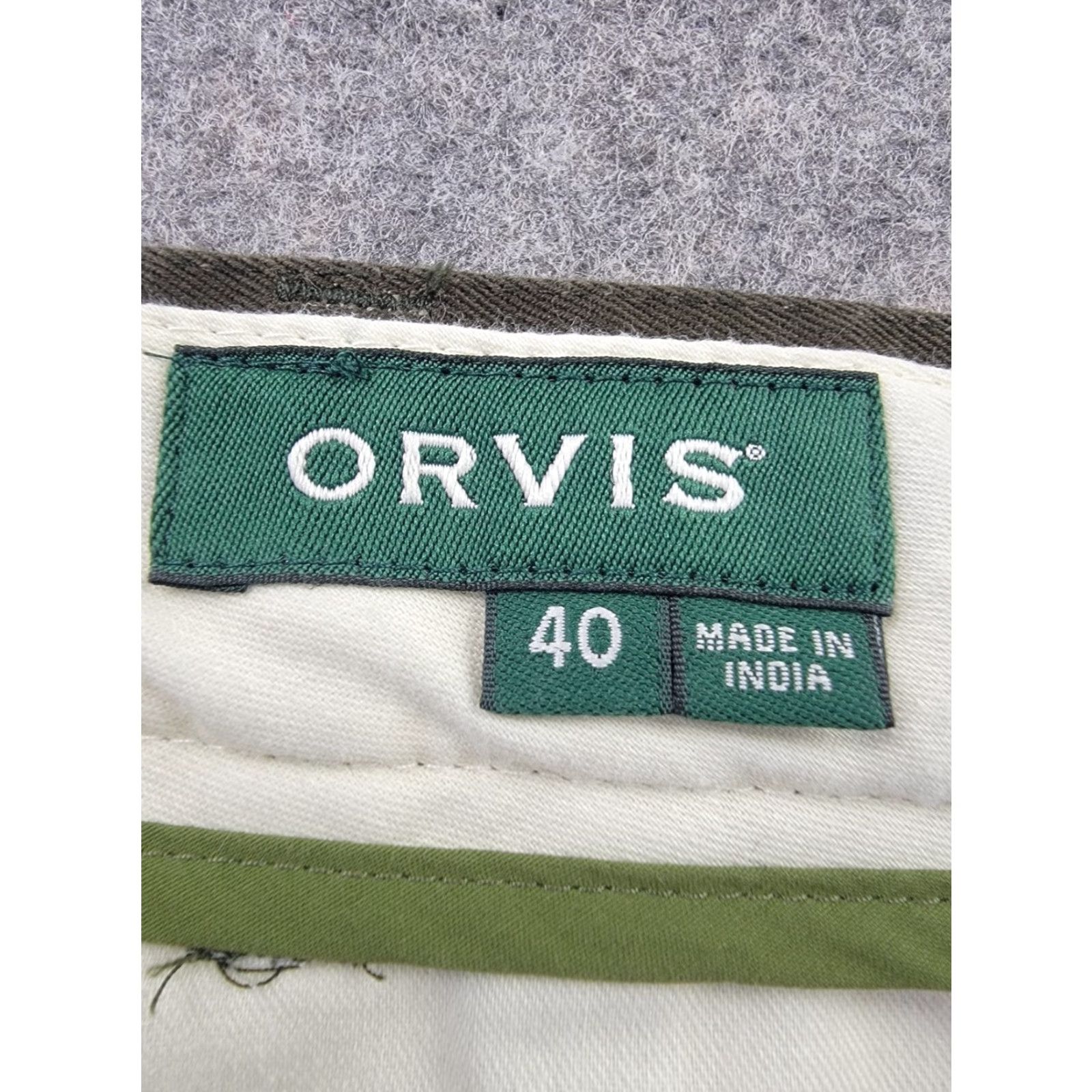 Orvis Orvis Pants Mens 40 Brown Ultimate Khaki Pleat Pant Straight Leg Casual NWT Size US 40 / EU 56 - 5 Thumbnail